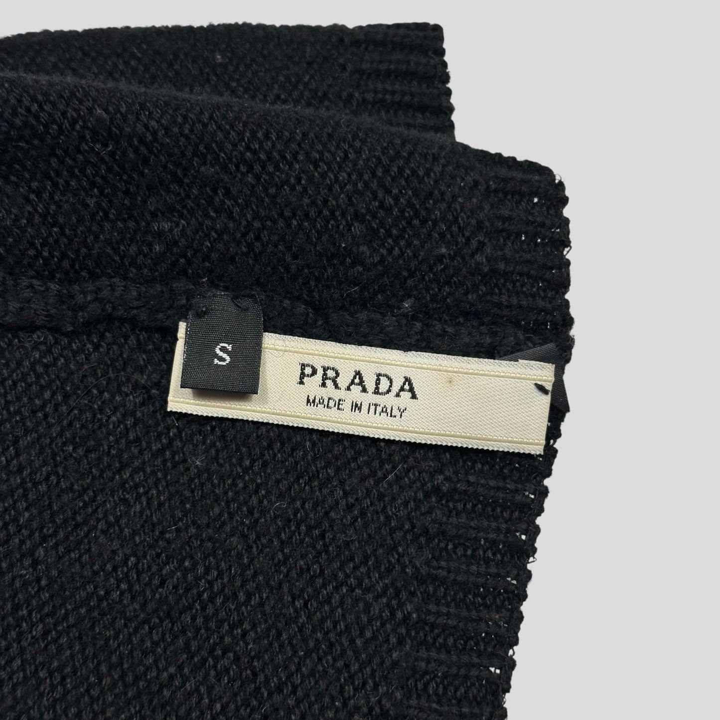 Prada 3D Wool Textured Beanie