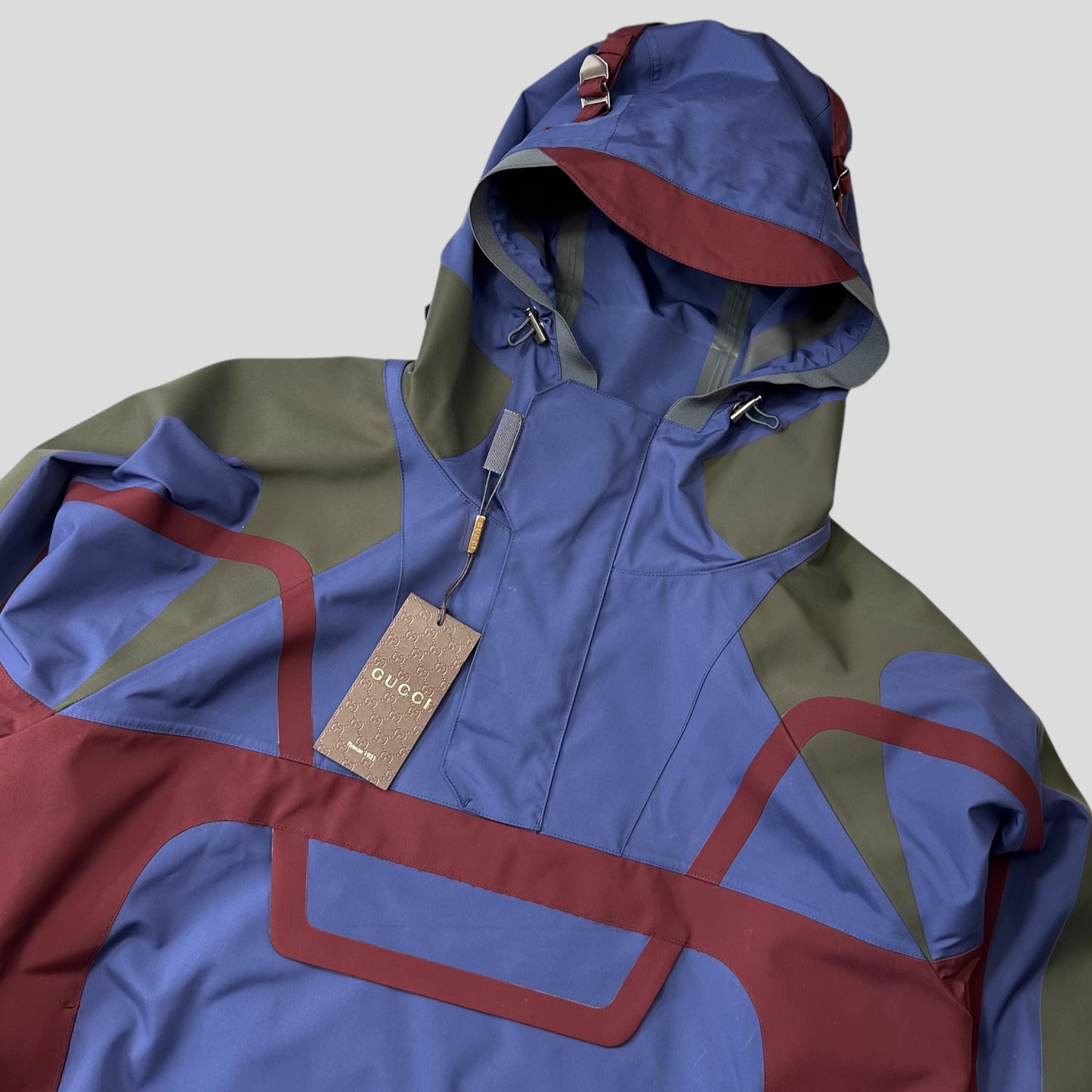 Gucci 2014 Runway Ultra Technical Taped Seam Pullover Jacket - L/XL
