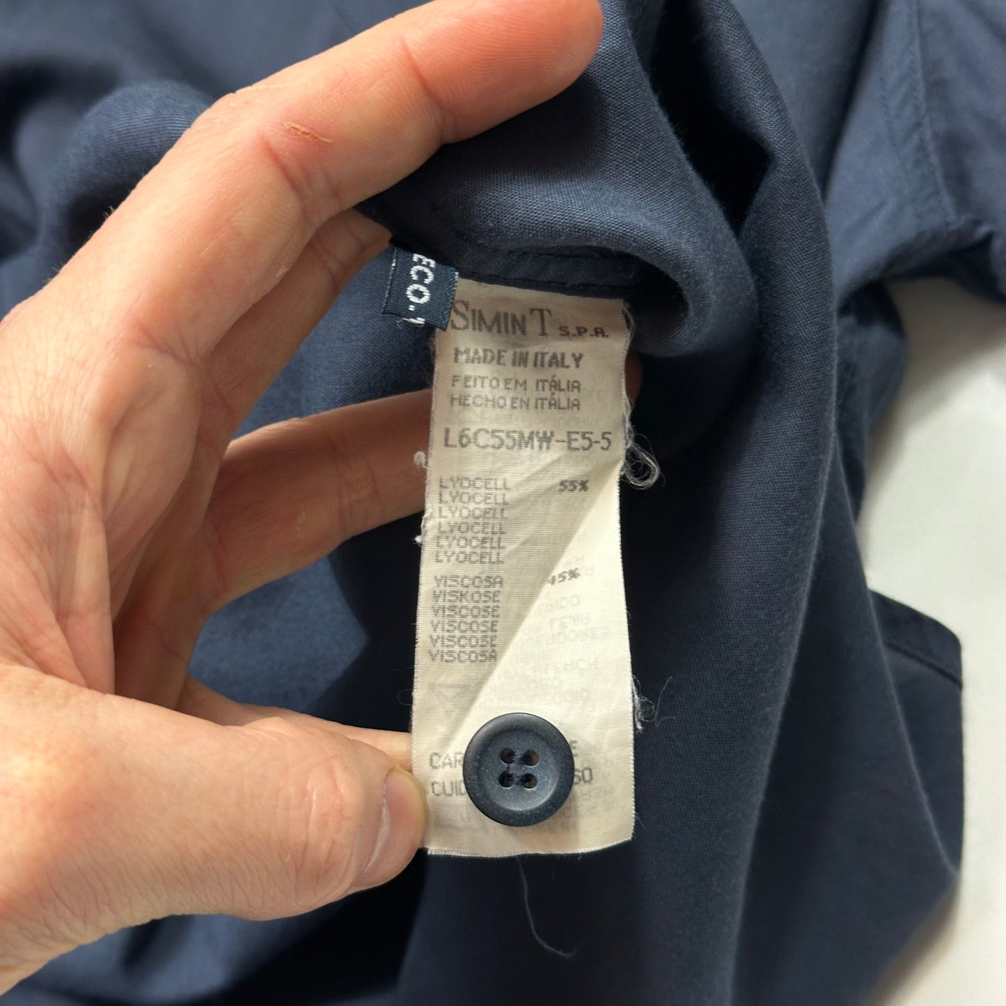 Armani Jeans 90’s 1/4 Zip Lyocell Technical Shirt - XL