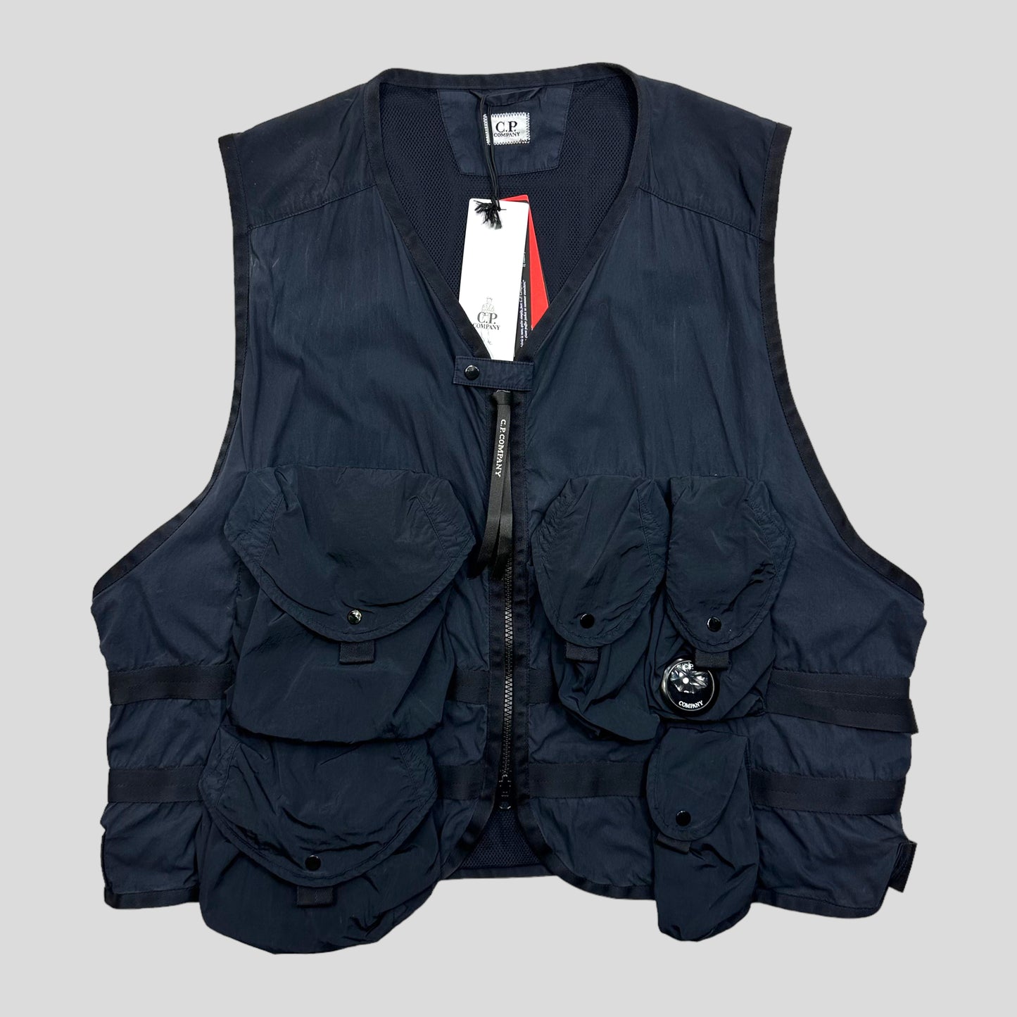 CP Company 50 Fili Shimmer Multipocket Lens Vest - IT52