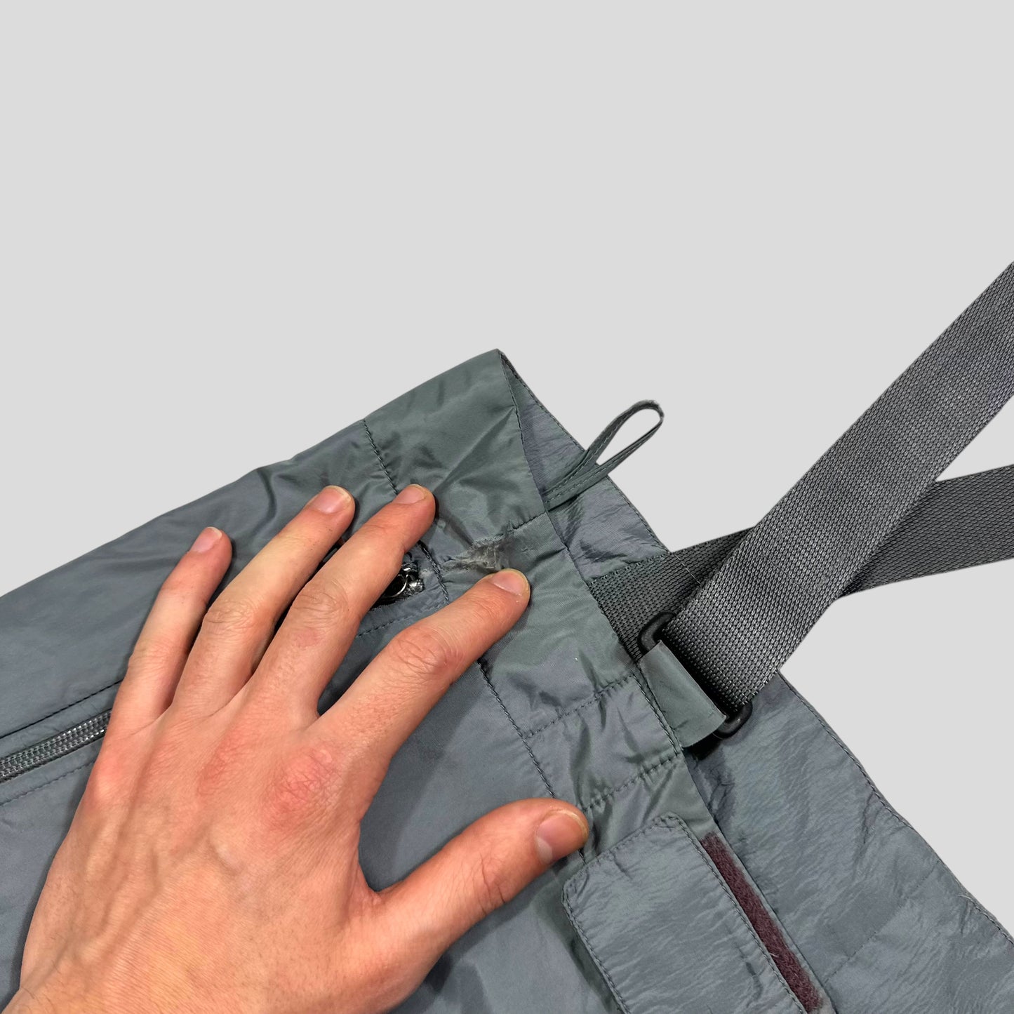 Prada Sport AW99 Bondage Strap Astro Nylon Padded Ski Trousers - IT50