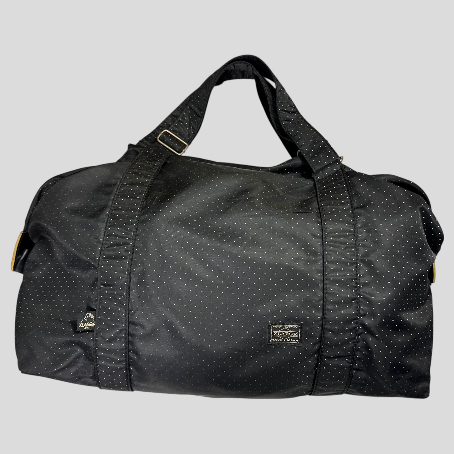 Porter Yoshida x X-Large Polkadot Nylon Tanker Modular Duffle Bag