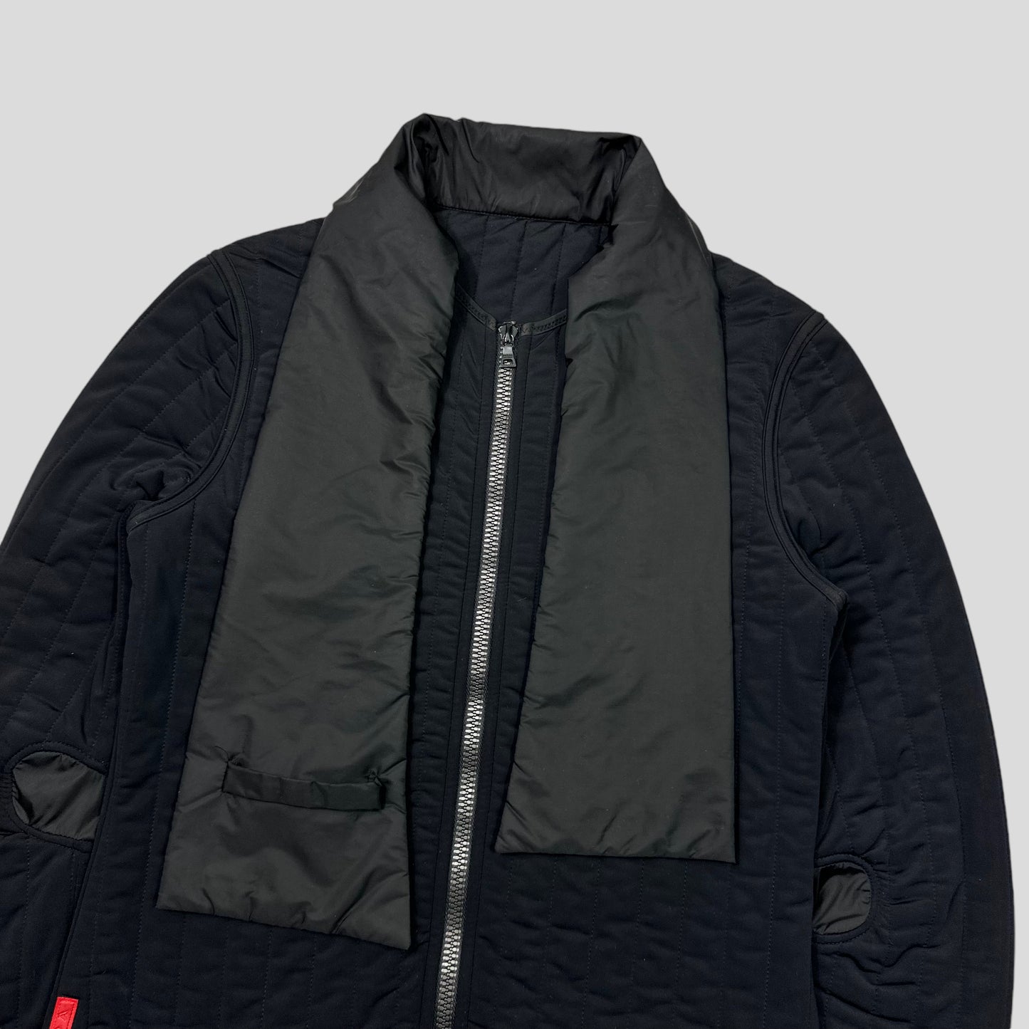 Prada Sport SS00 Quilted Nylon Scarf Jacket - M