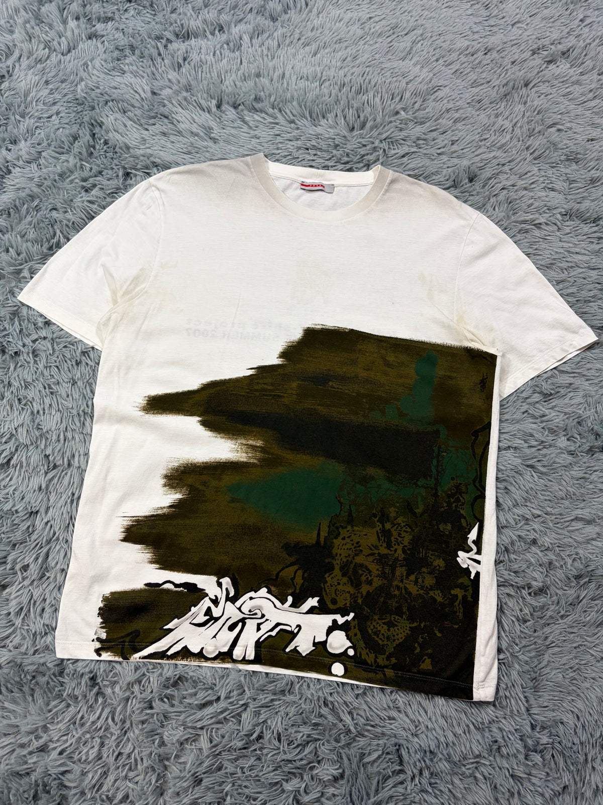 Prada Sport 2007 Unspoken Dialogue Graphic T-shirt - L/XL