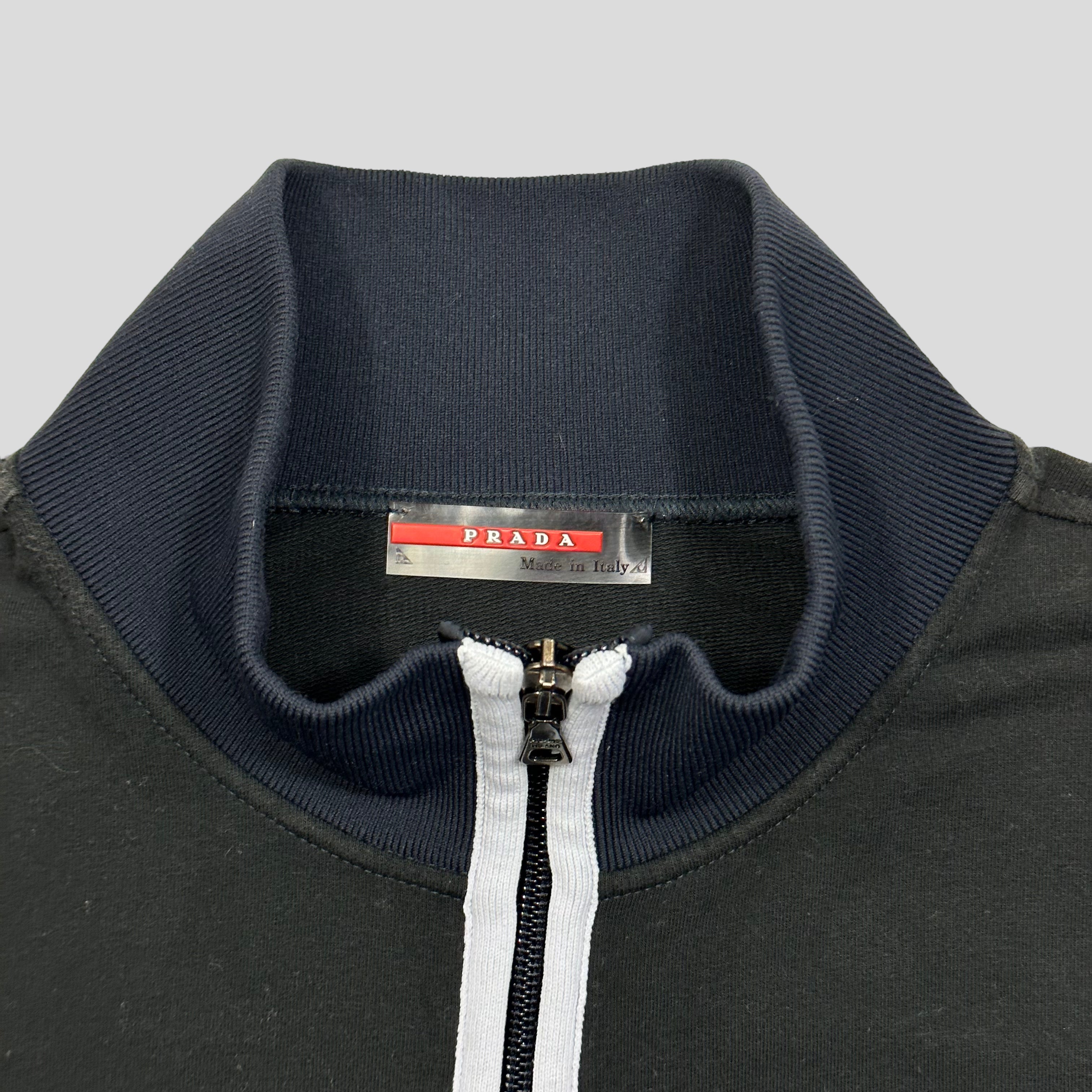 Prada Sport 00's Contrast Piped Track Jacket - M/L – Warmwaves