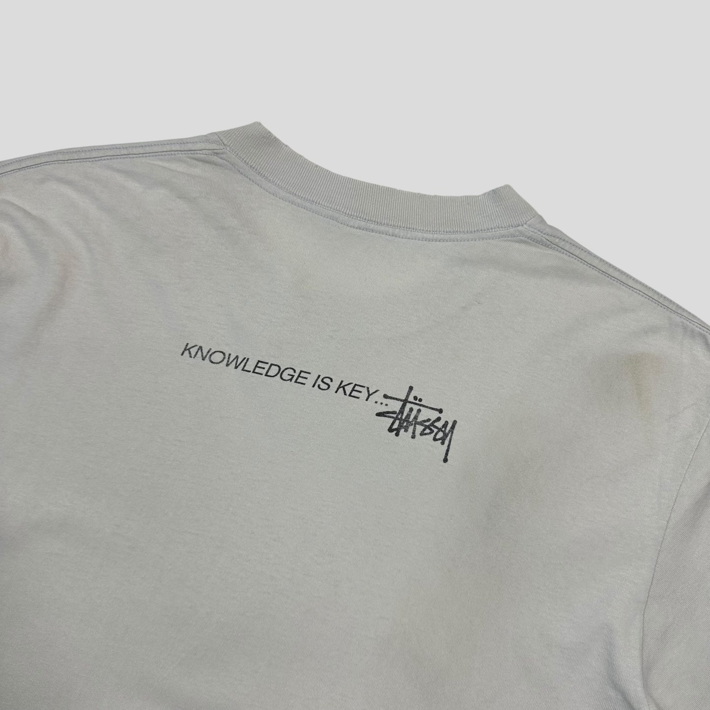 Stussy early 90’s Knowledge is Key T-shirt - L