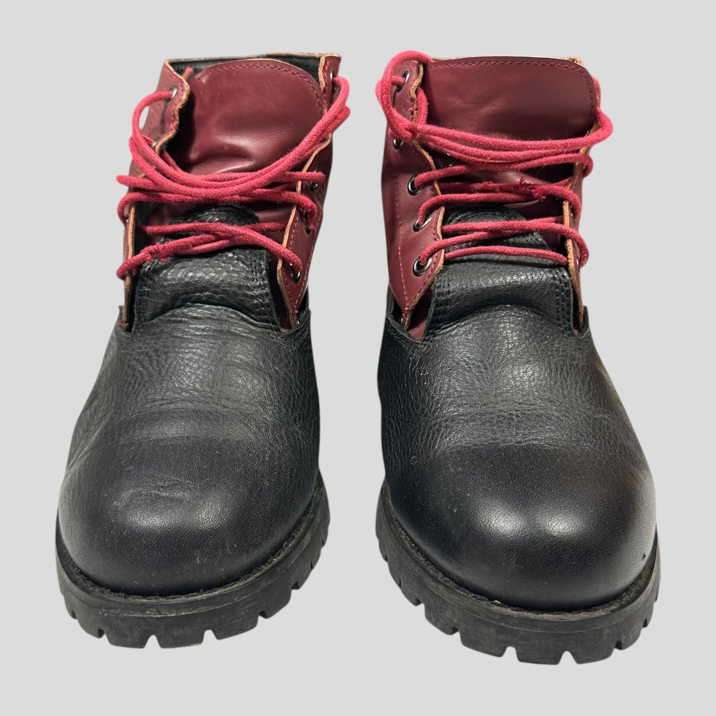 CDG Homme Plus FW10 Vibram Leather Bi-colour Boots - UK7/7.5
