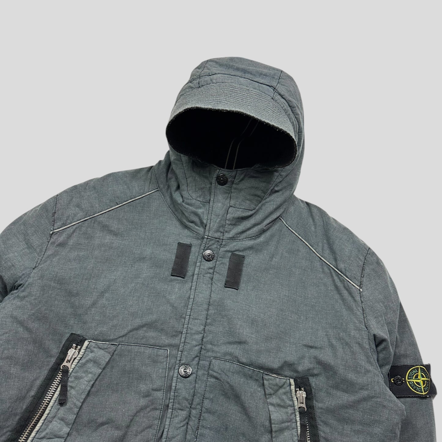 Stone Island AW10 Mussola Gommata Heavyweight Quilted Jacket - XXL