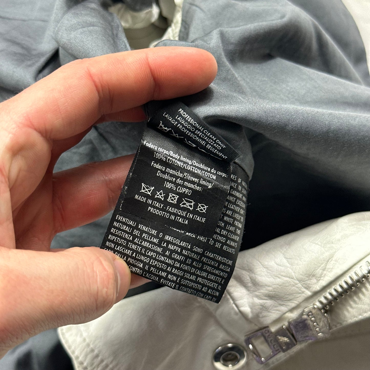 Gucci 2010 Nappa Leather Café Racer Perforated Panelled Biker Jacket - IT54 (L)