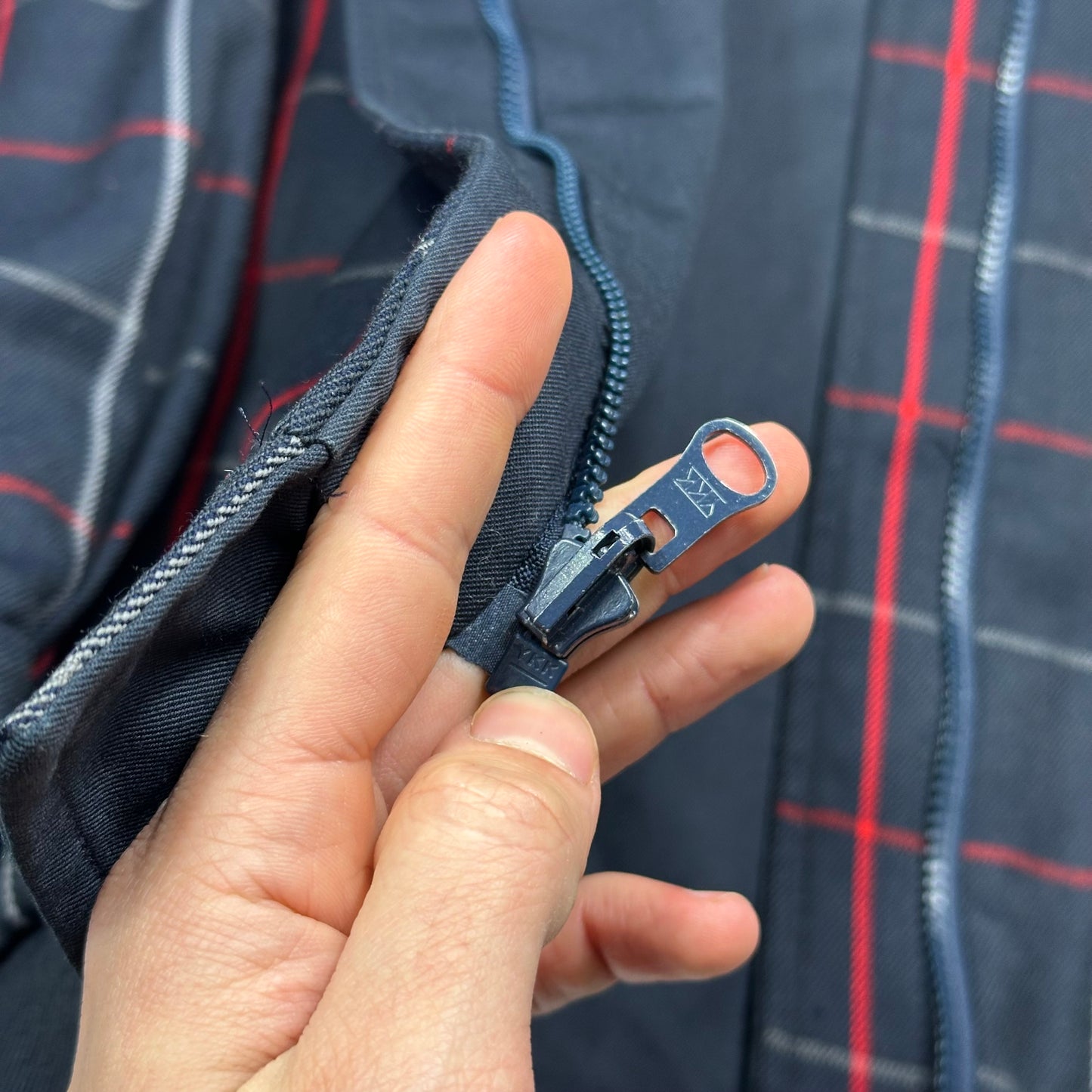 Burberry Sport 90’s Nova Check Wool & Cotton Reversible Harrington Jacket - L