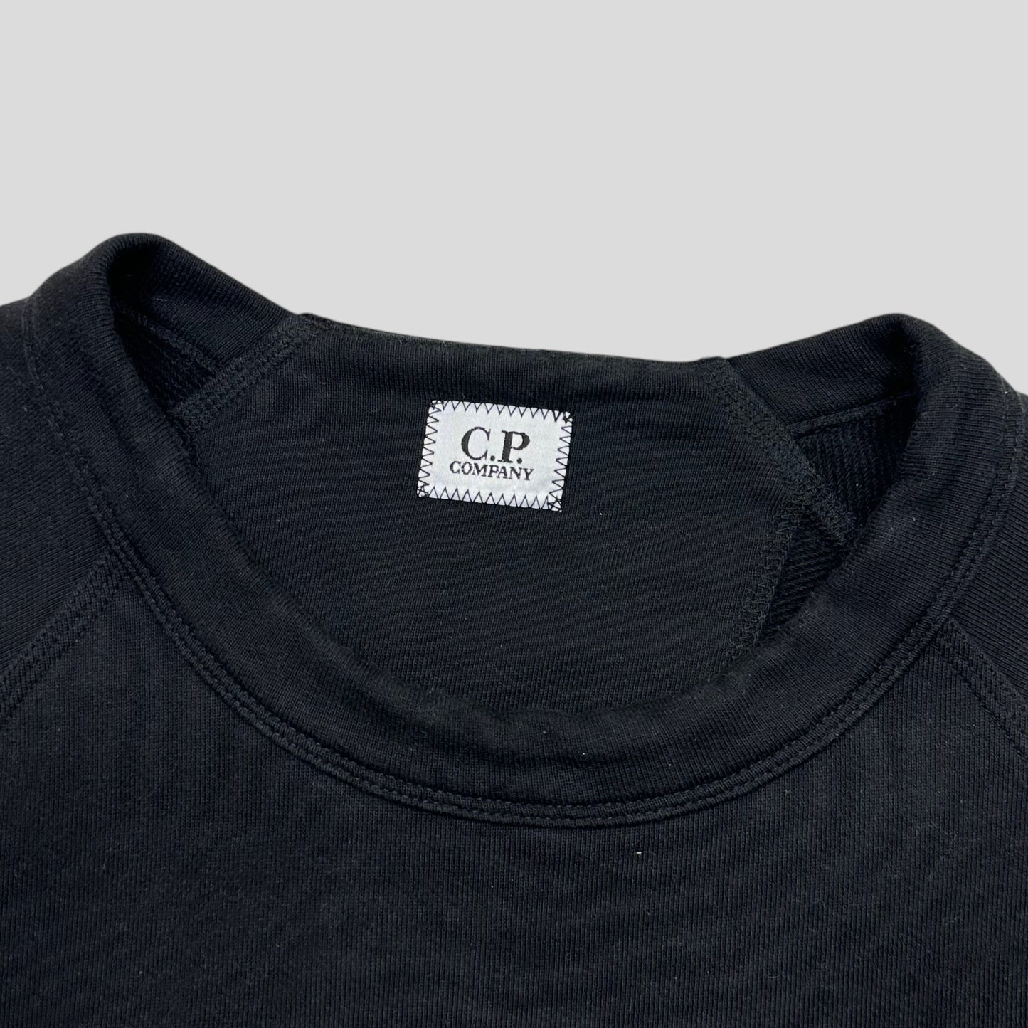 CP Company AW21 Nylon Panelled Lens Double Pocket Crewneck - M/L