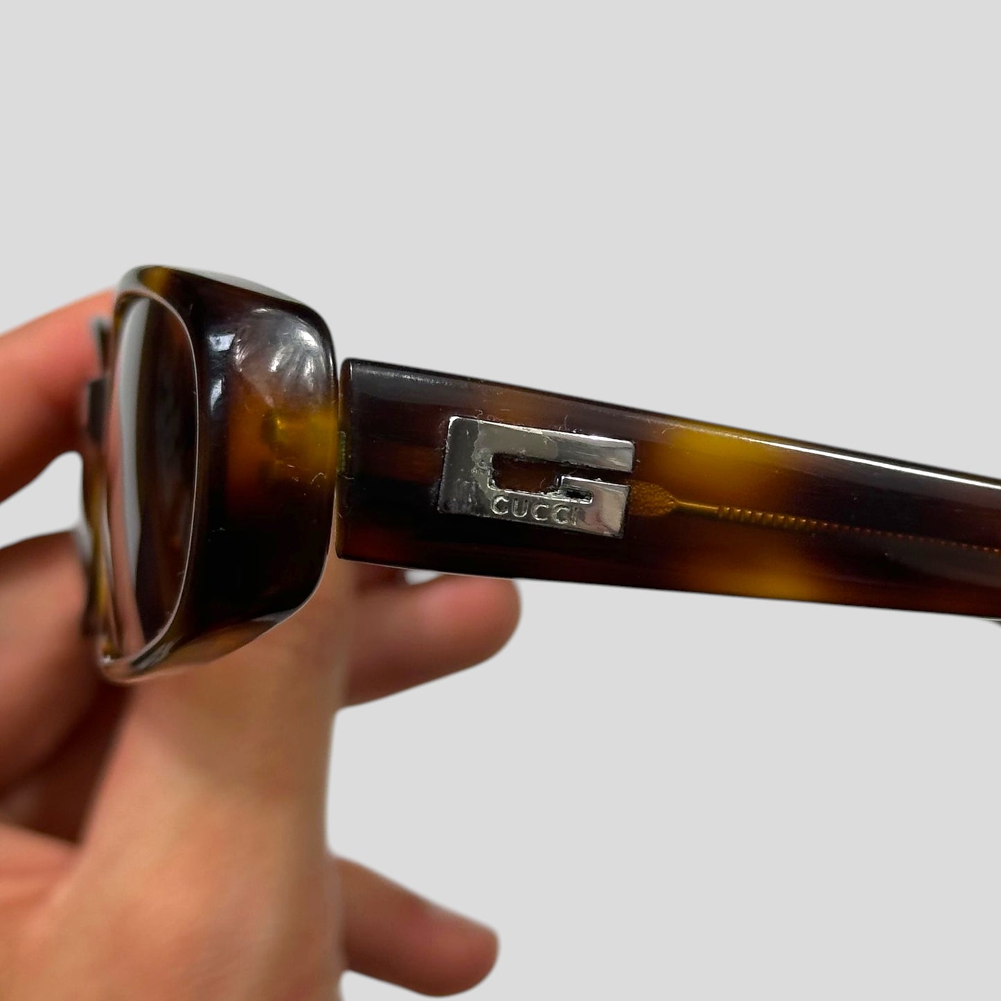 Gucci by Tom Ford 90’s Tortoiseshell Orange Lens Sunglasses