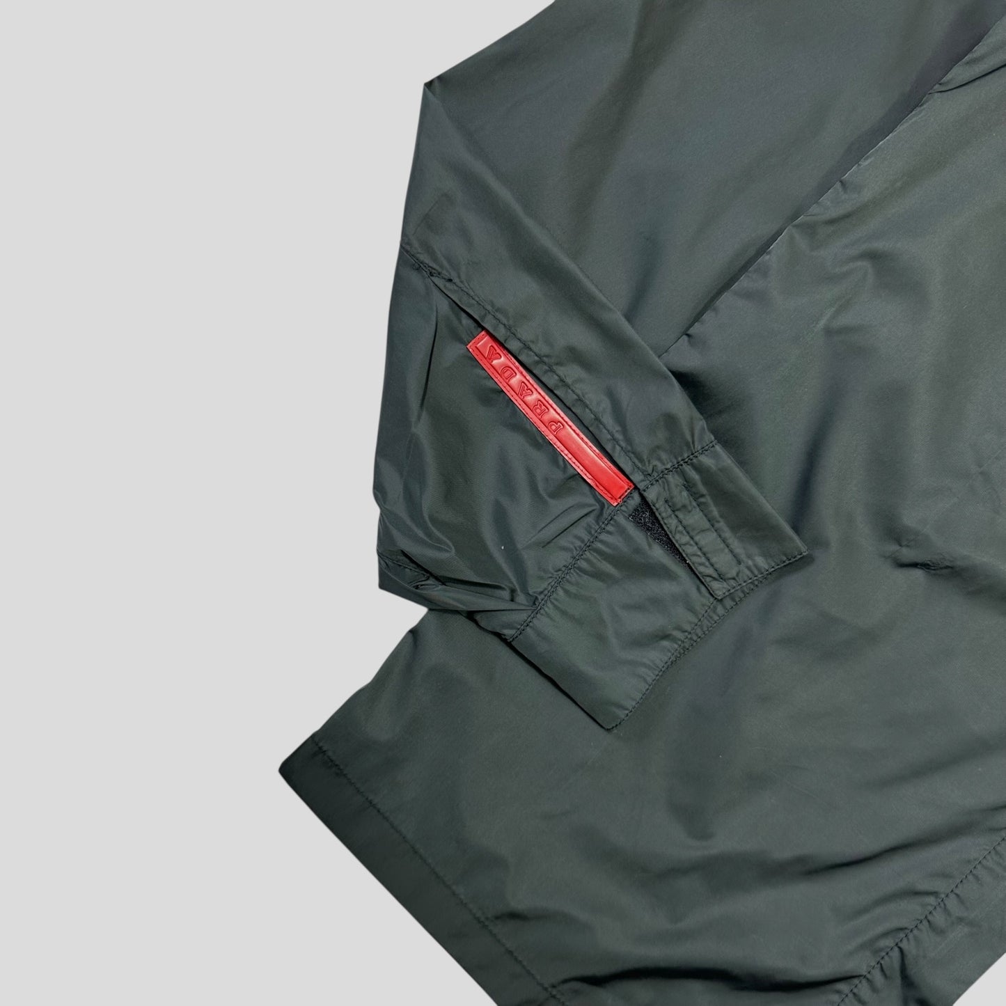 Prada Sport 1999 Nylon Panelled Zip-up Shirt - S/M
