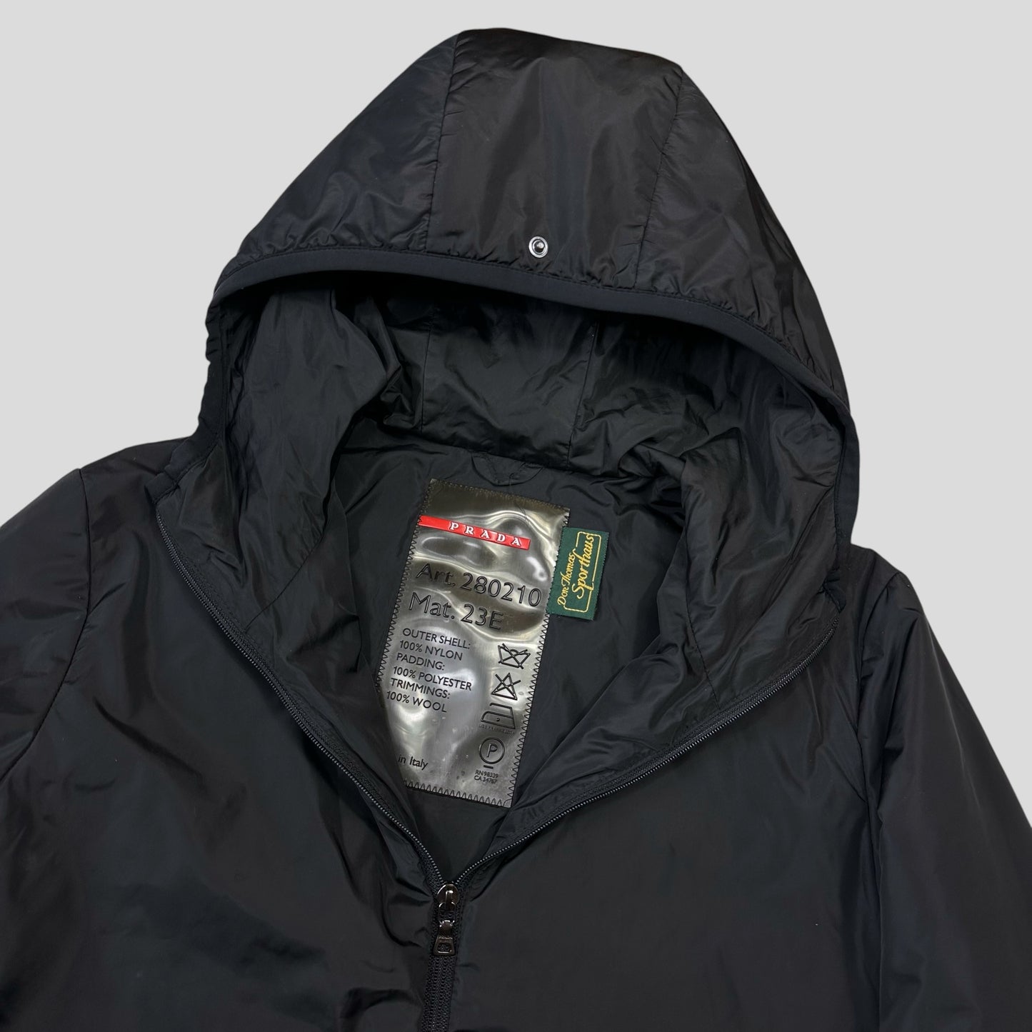 Prada Sport 2002 3 in 1 Brown Ventilated Goretex Technical Jacket - IT46