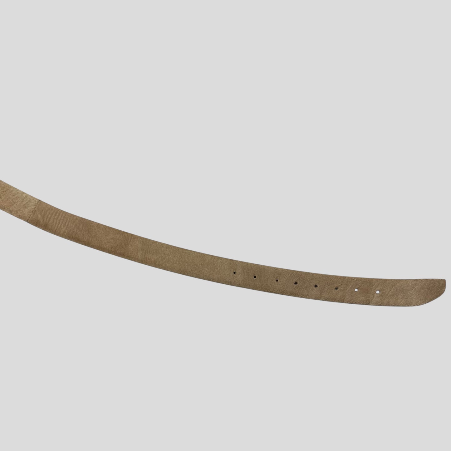 Prada 2000’s Ponyhair Fur Leather Belt