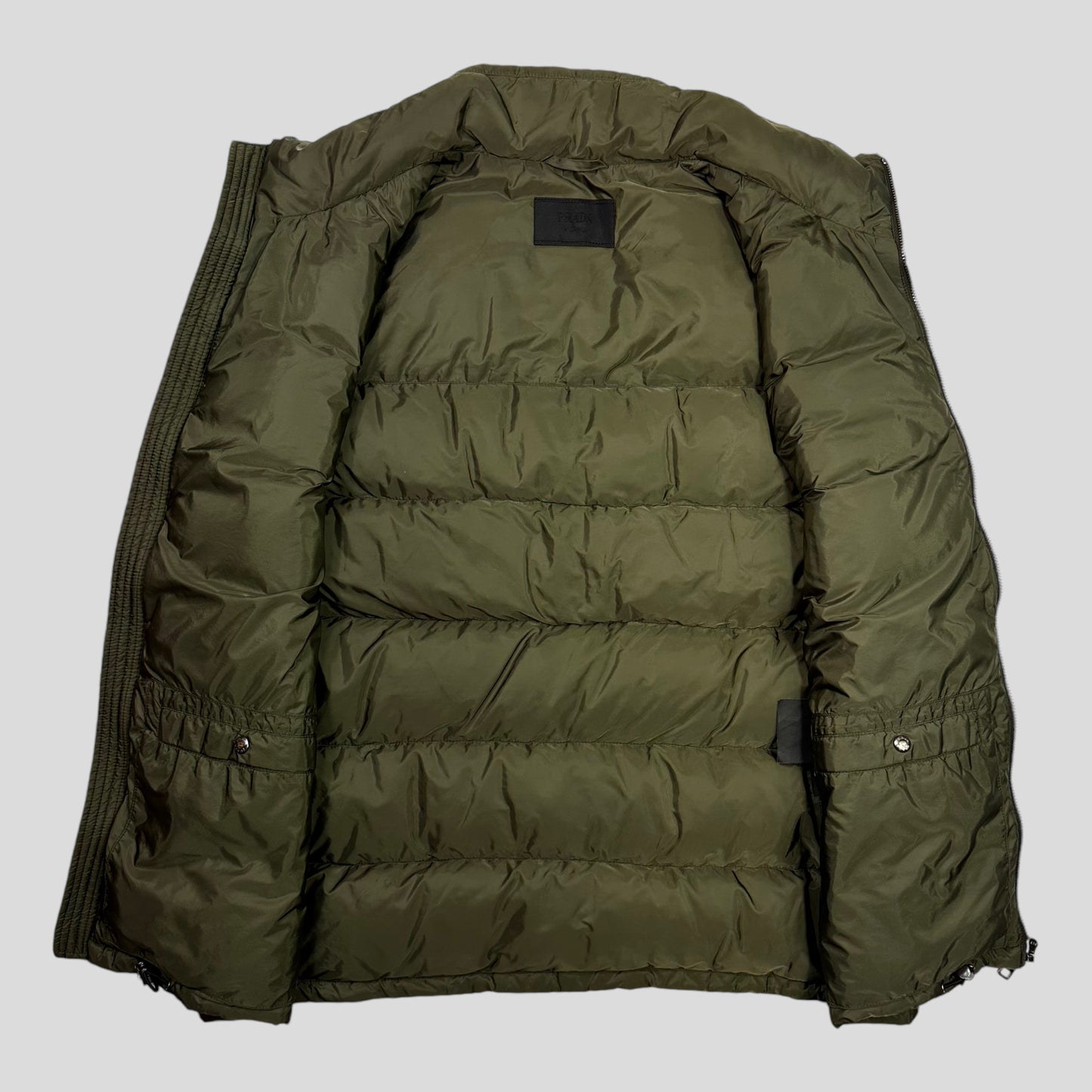 Prada Milano 2015 Nylon Goose Down Puffer Gilet - IT56