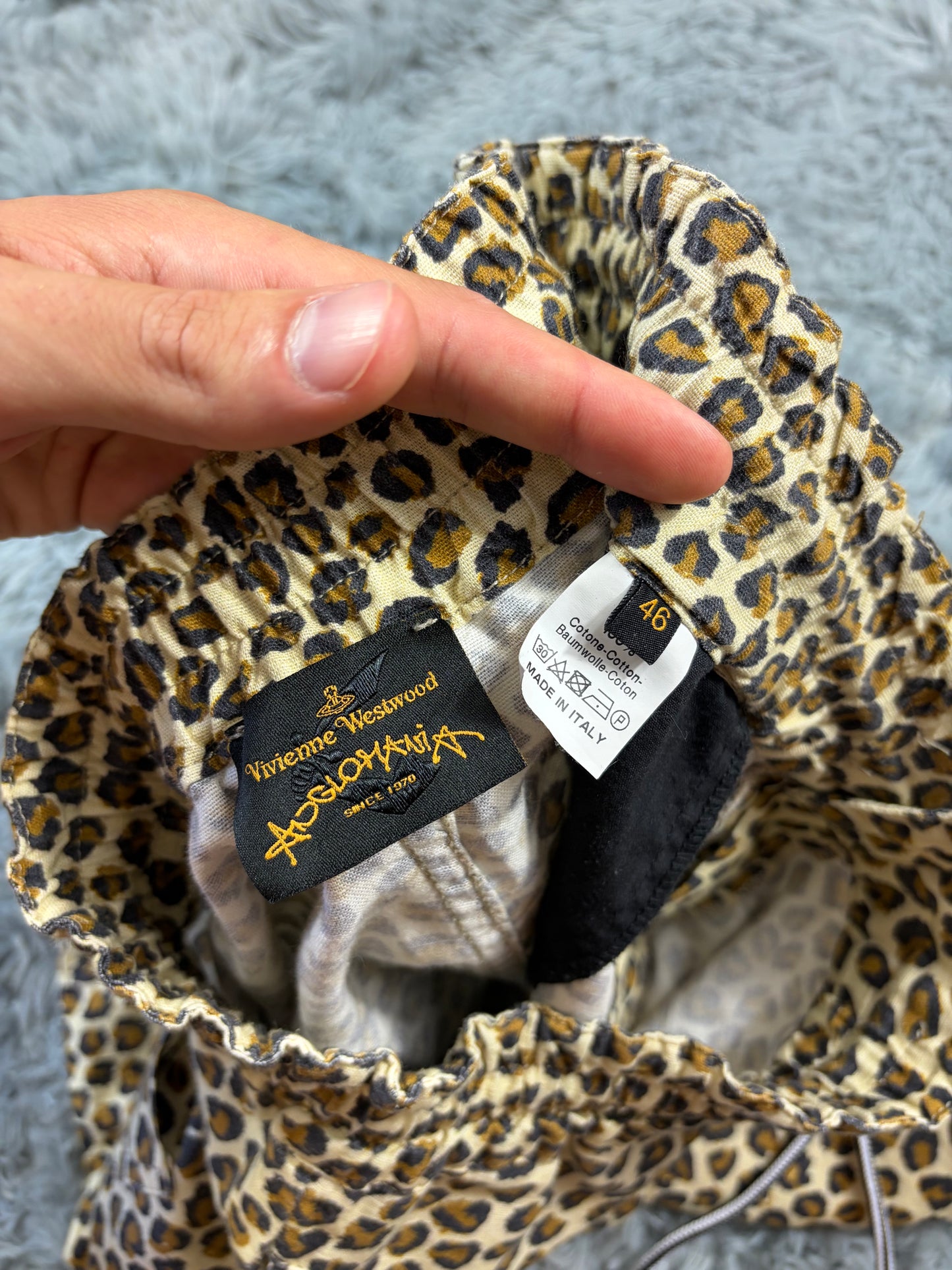 Vivienne Westwood 00’s Anglomania Leopard Print Baggy Shorts - M