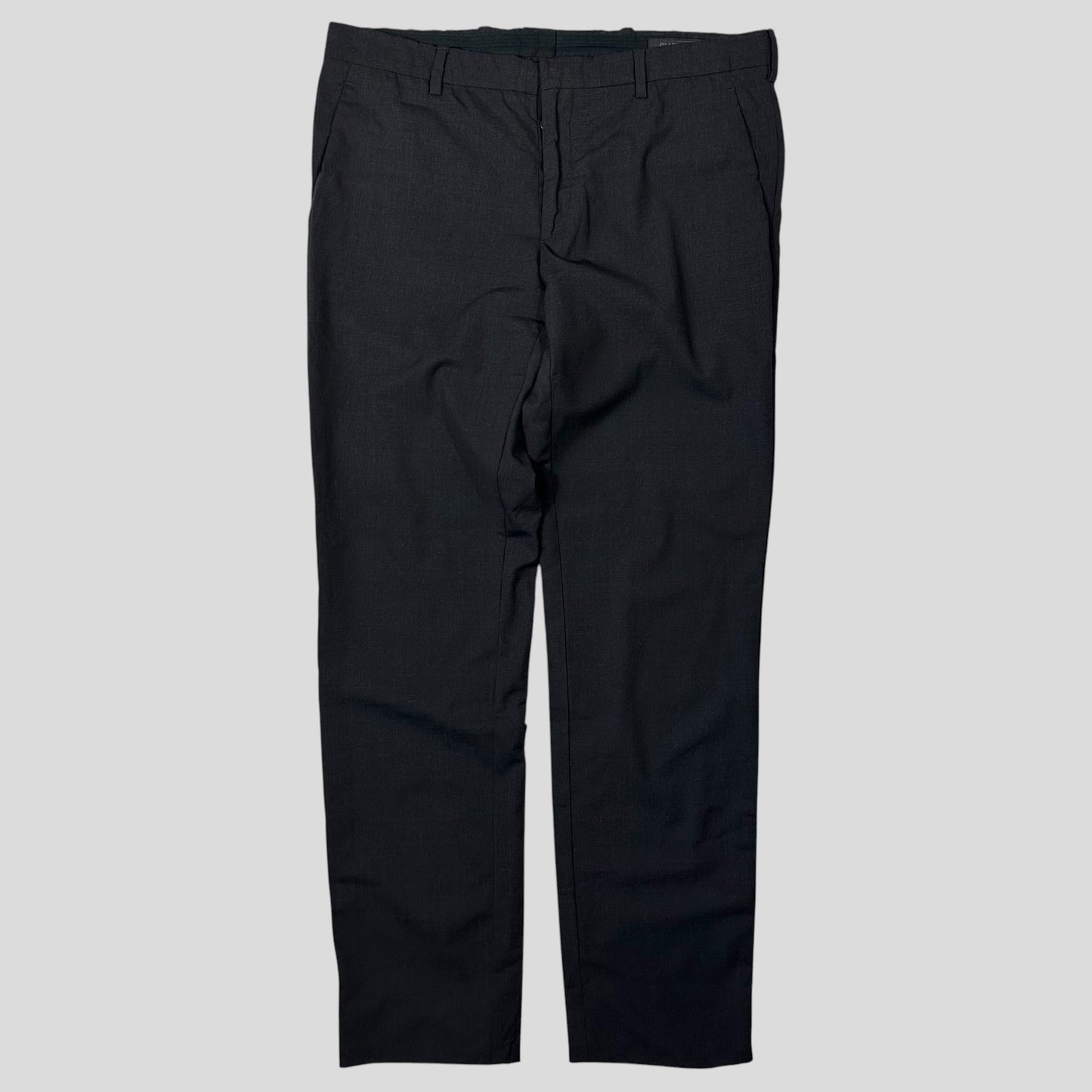 Prada 2016 Virgin Wool Grey Smart Trousers - IT50 (M/L)