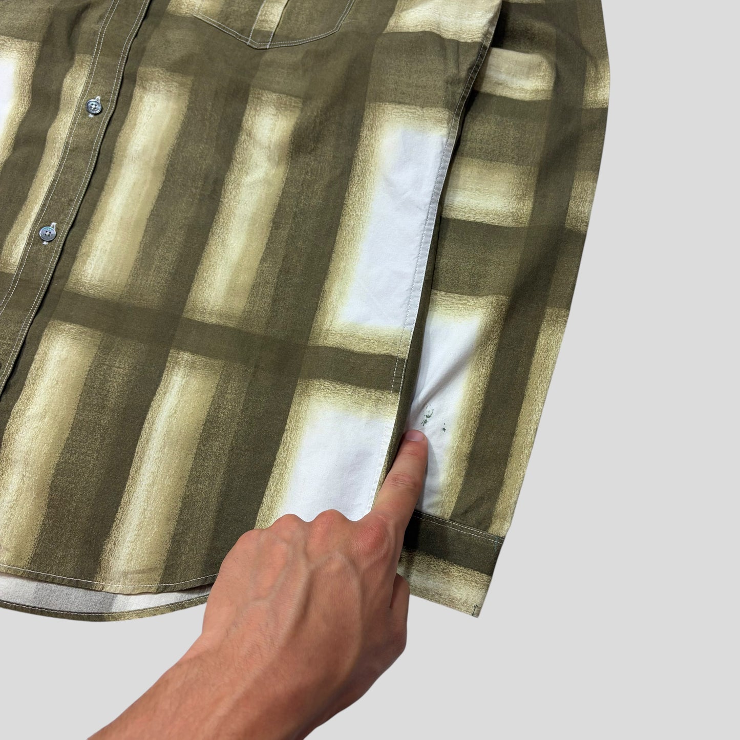 Burberry Sublimation Acid Print Nova Check Shirt - M