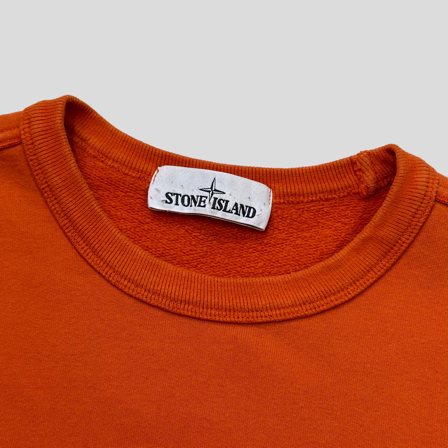 Stone Island AW19 Orange Crewneck - M