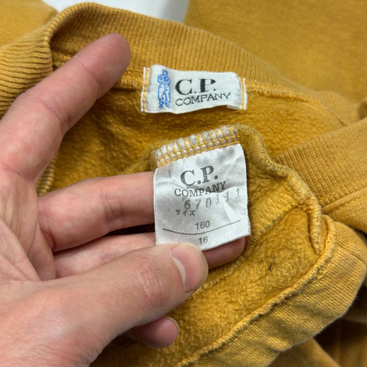 CP Company 90’s Royal Navy Embroidered Compass Jumper - M