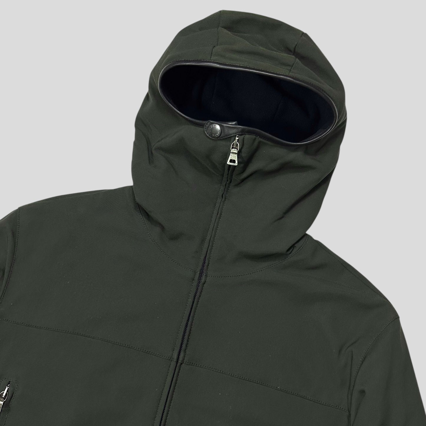 Prada Sport 1999 Balaclava Fleece Lined Moto Jacket - IT50 (L)