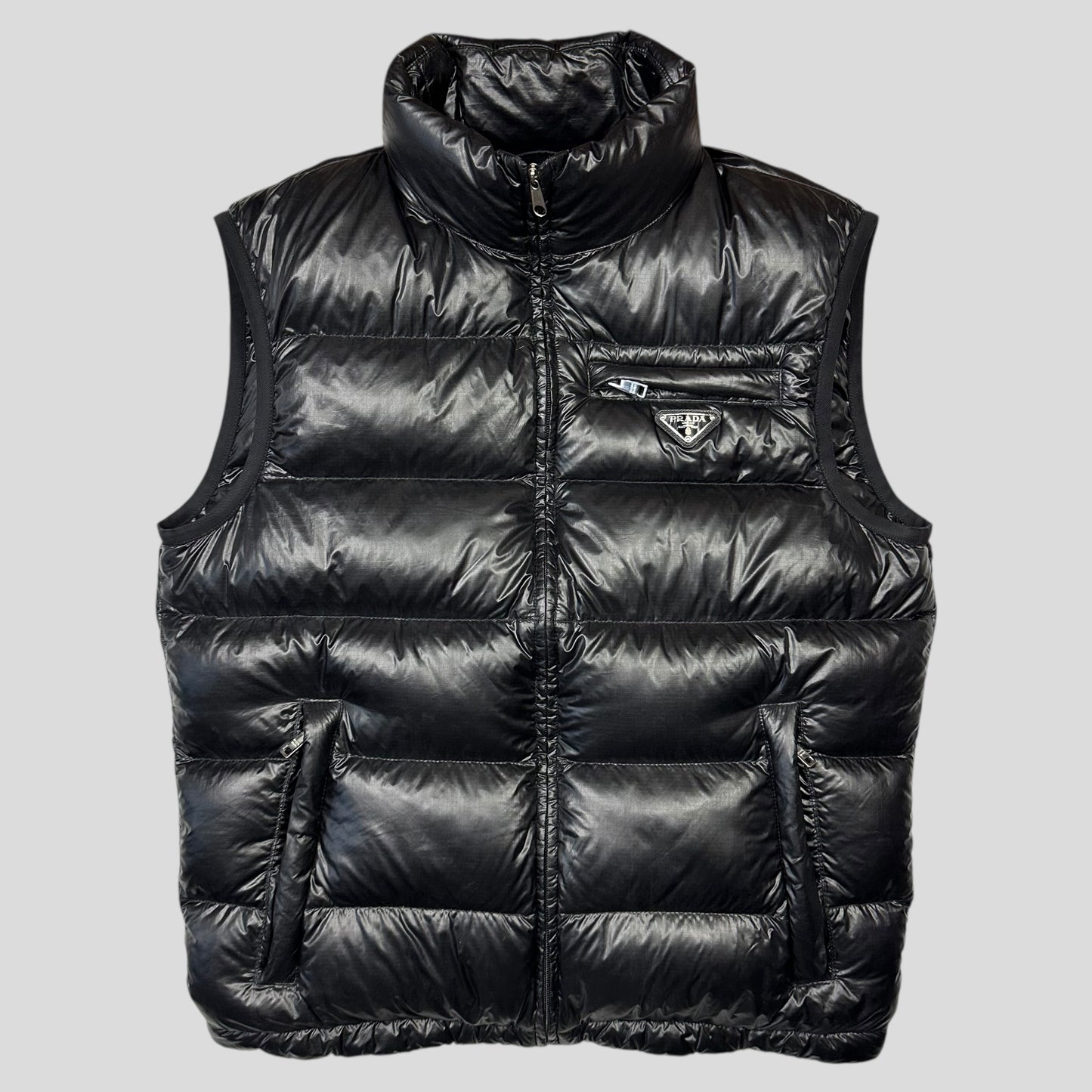 Prada Milano 2016 Nylon Ripstop Goose Down Puffer Gilet - IT48 (M)