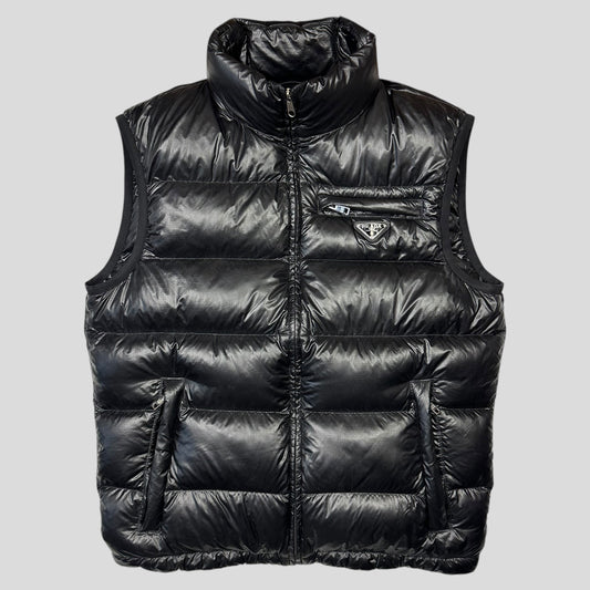 Prada Milano 2016 Nylon Ripstop Goose Down Puffer Gilet - IT48 (M)