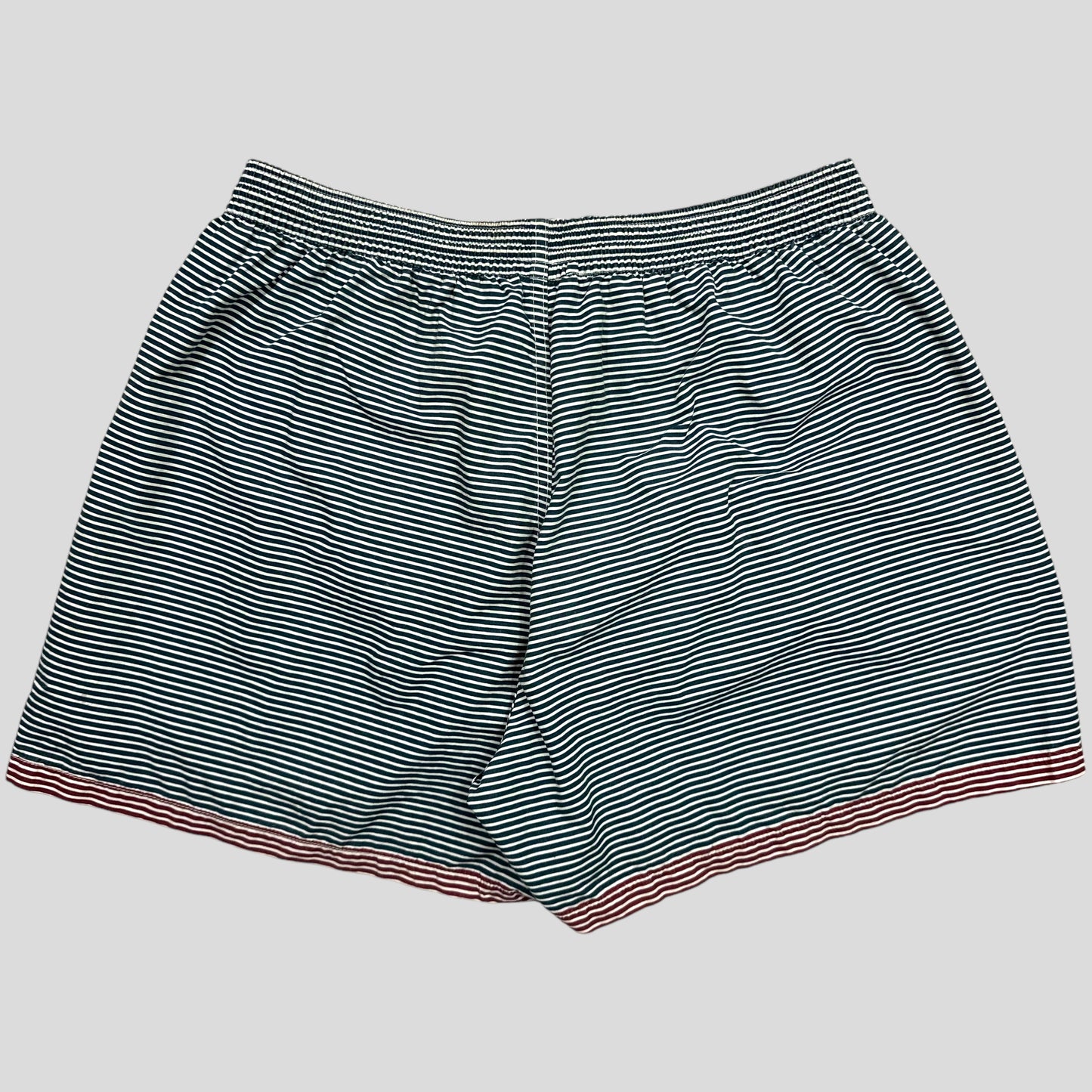 CP Company Ideas by Massimo Osti 1992 Striped Logo Pocket Shorts - IT54 (L)