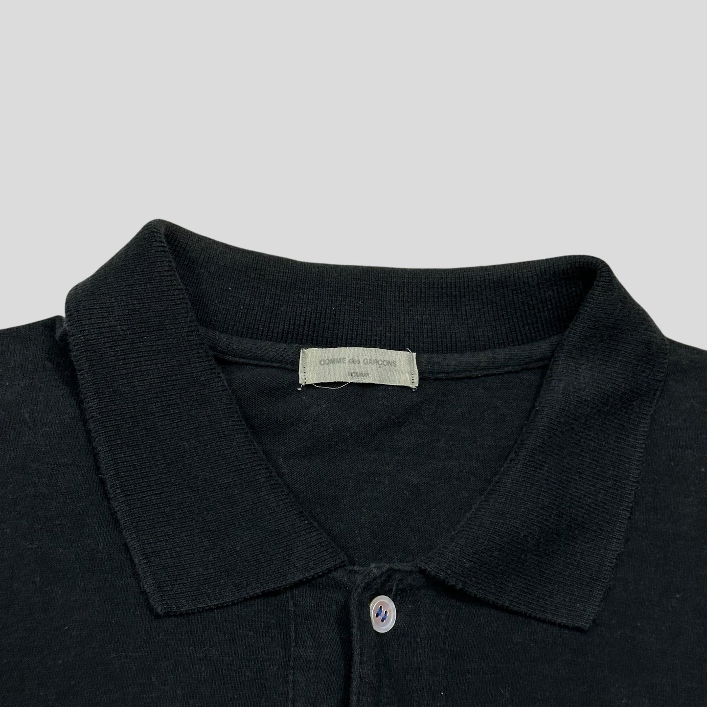 Comme Des Garçons Homme 90’s Mesh Arm Short Sleeve Shirt - L