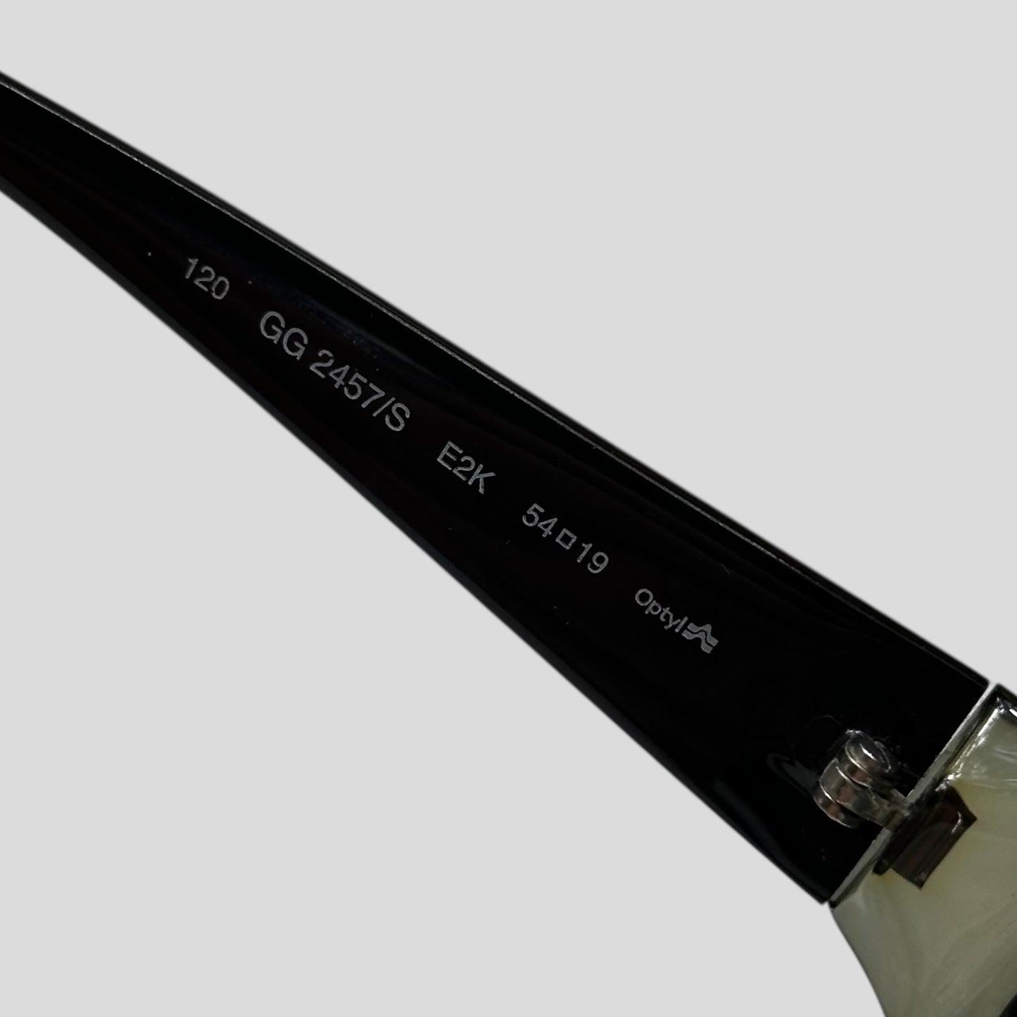 Gucci by Tom Ford 1997 Khaki Green Lens Oval Sunglasses