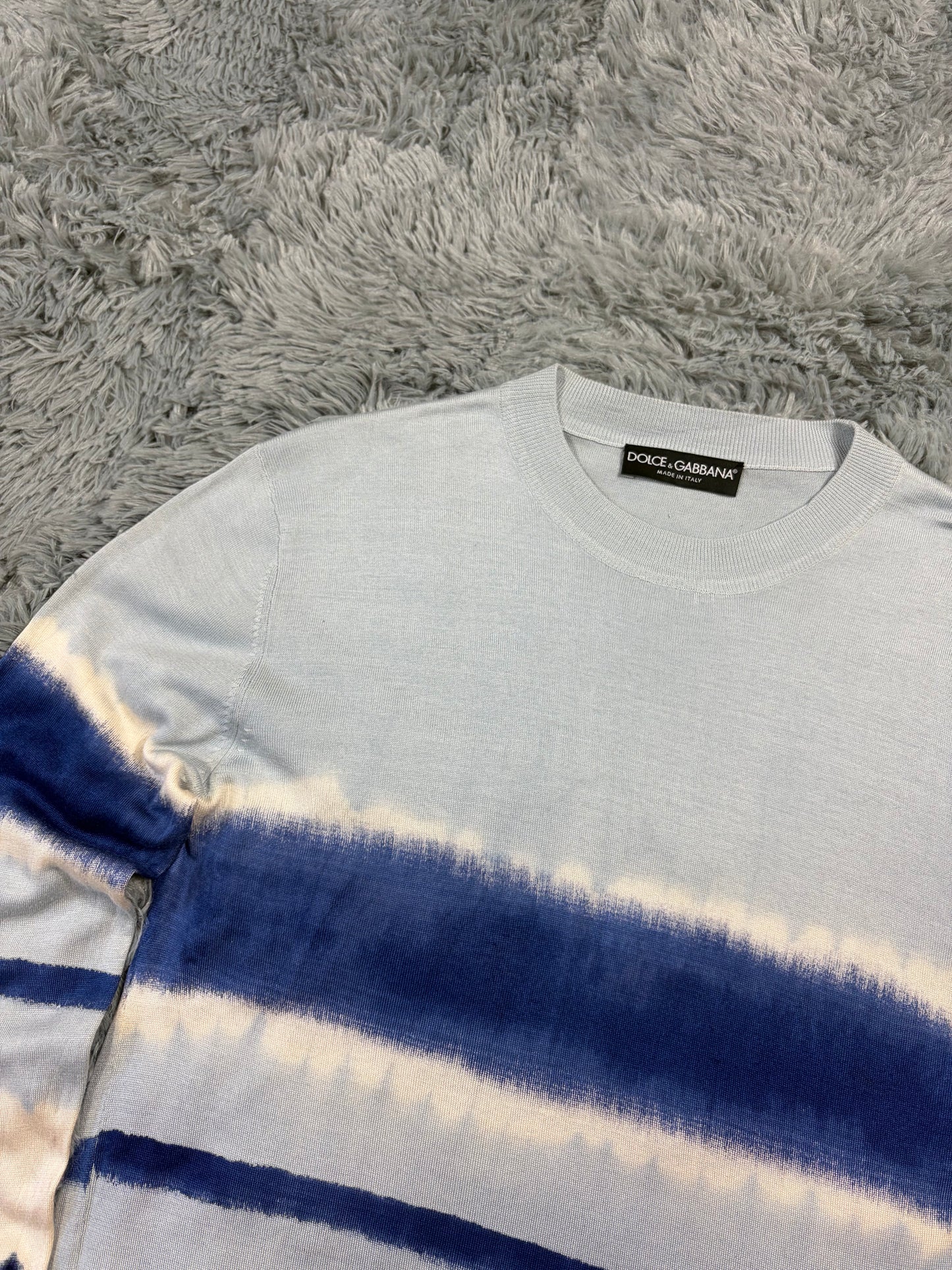 Dolce & Gabbana Ombré Waterfall Lightweight Knit Jumper - M