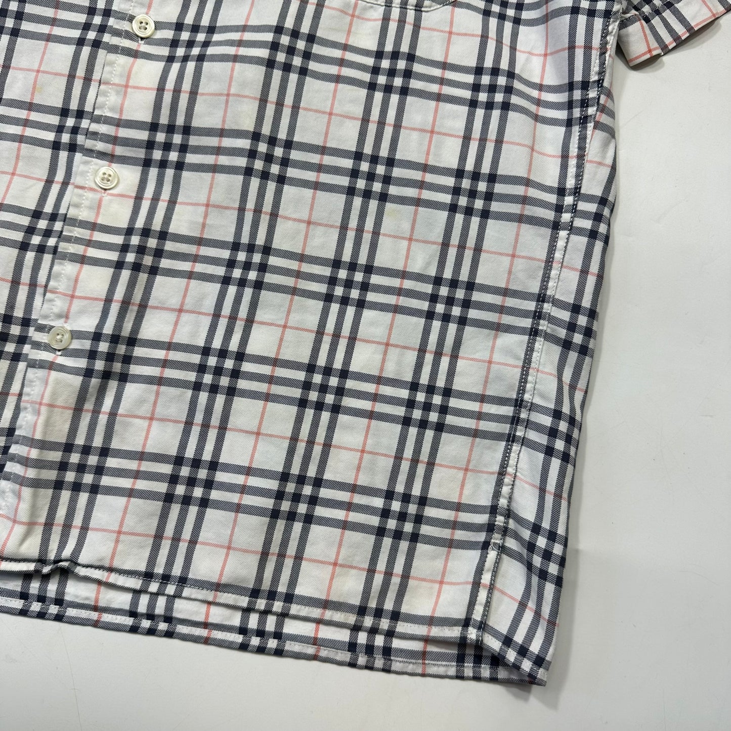 Burberry Made in UK Grey Nova Check Shirt - S