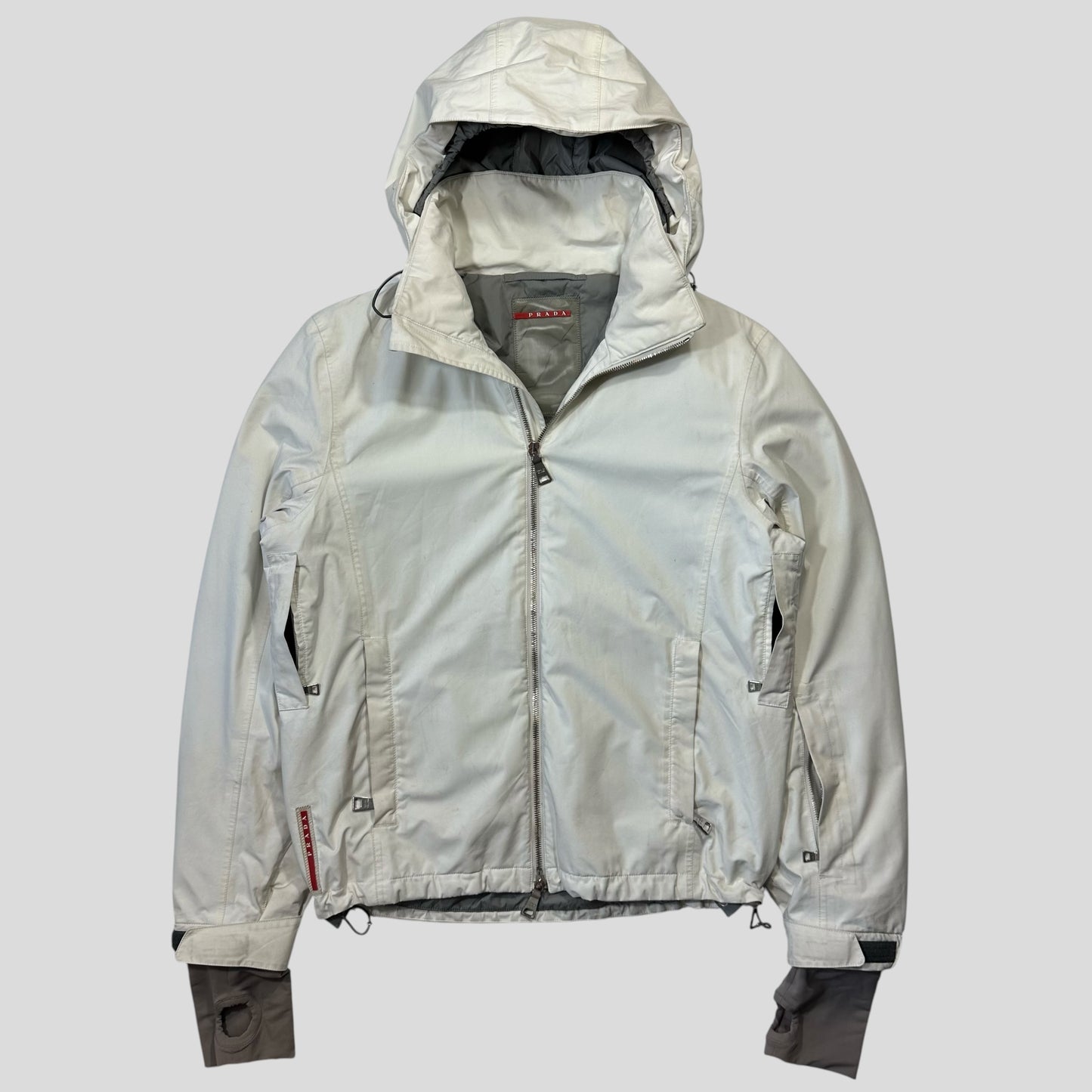 Prada Sport 2010 SAMPLE Ultra Technical Goretex Ventilated Stash Pocket Jacket - M/L