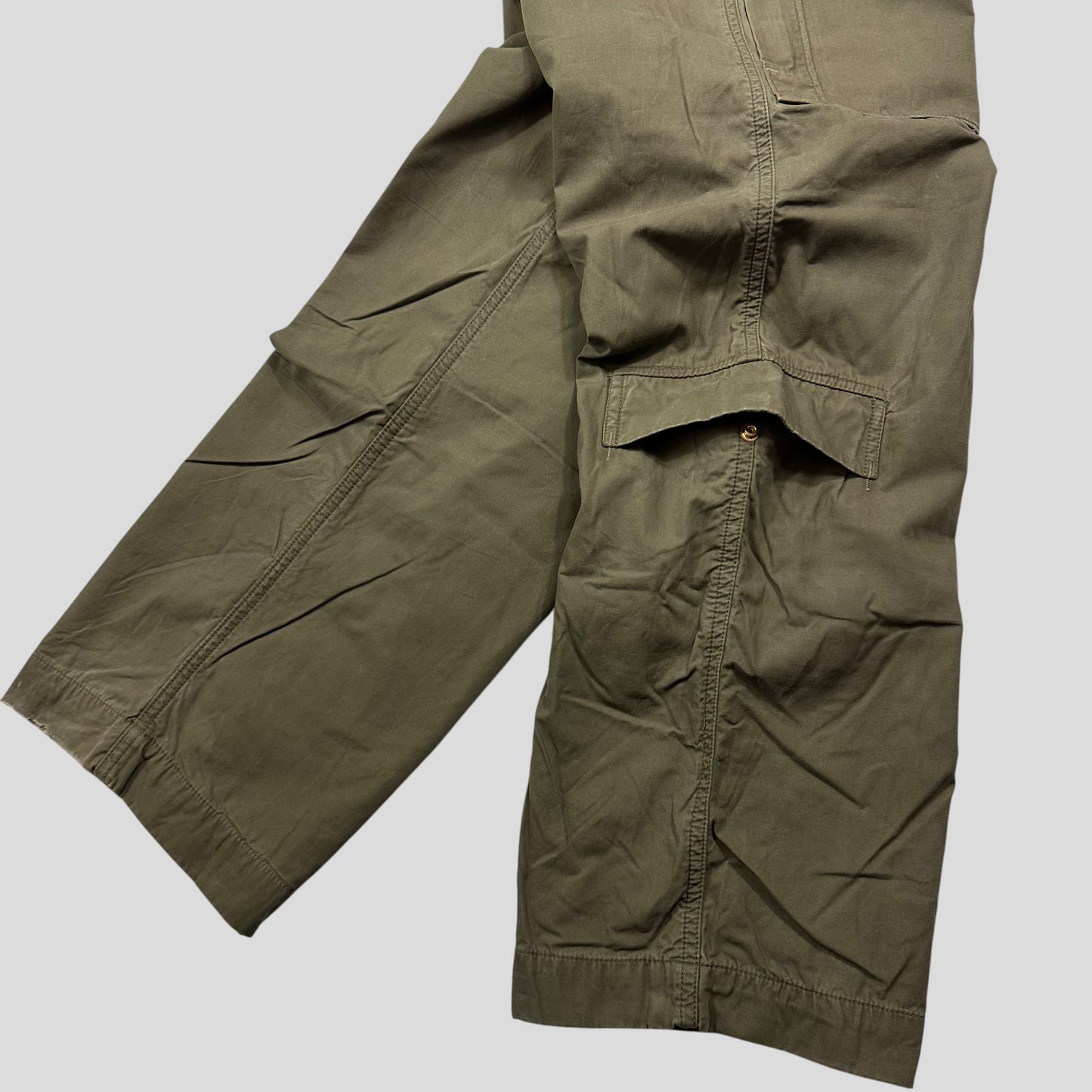 Stone Island AW08 Denims Multipocket Baggy Cargo Trousers - L