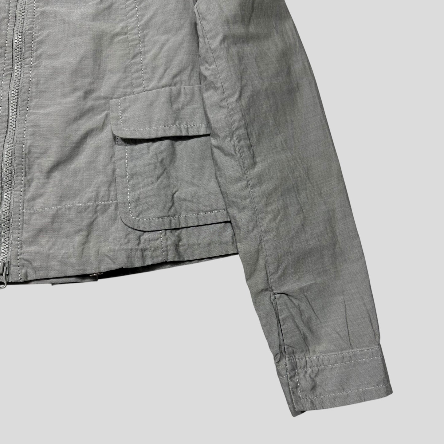 CP Company Cropped Pleated Co-nylon Jacket - IT40 (UK8)