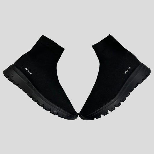 Prada Knit Fabric Sock Trainer - UK5/5.5