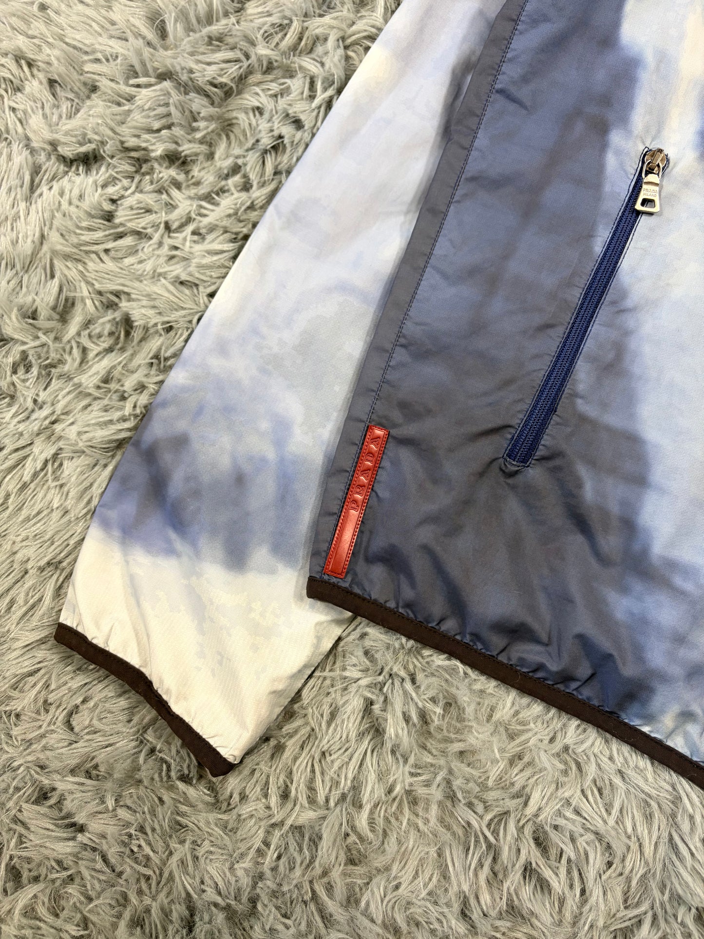 Prada Sport SS00 X-Ray Cloud Hooded Nylon Jacket- IT52 (M/L)