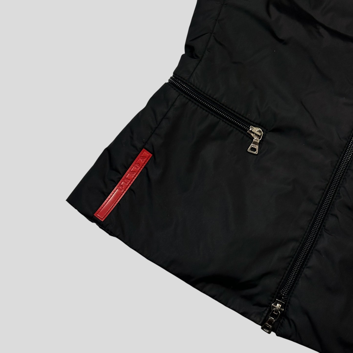 Prada Sport AW00 Technical Nylon Padded Stash Vest - IT40