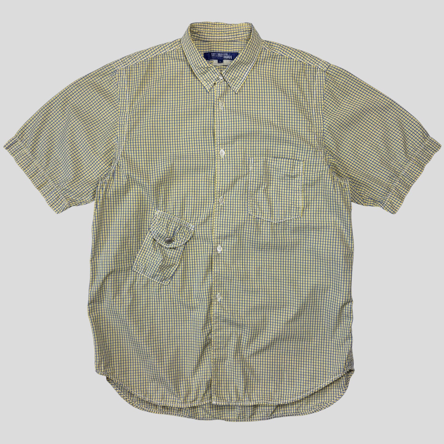 Junya Watanabe by CDG 2005 Micro-check Cargo Pocket Shirt - M/L