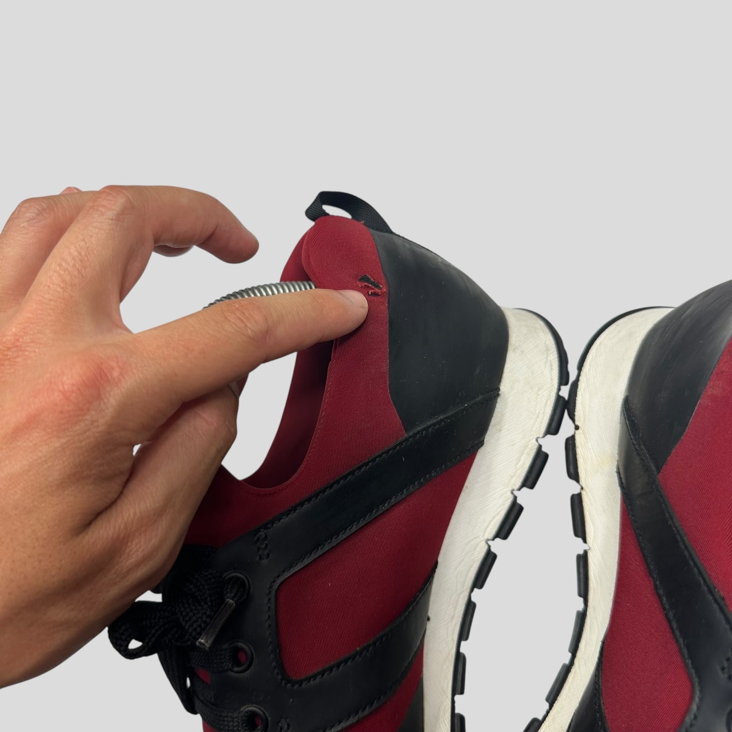 Prada Matchrace Light Neoprene Trainers - UK7