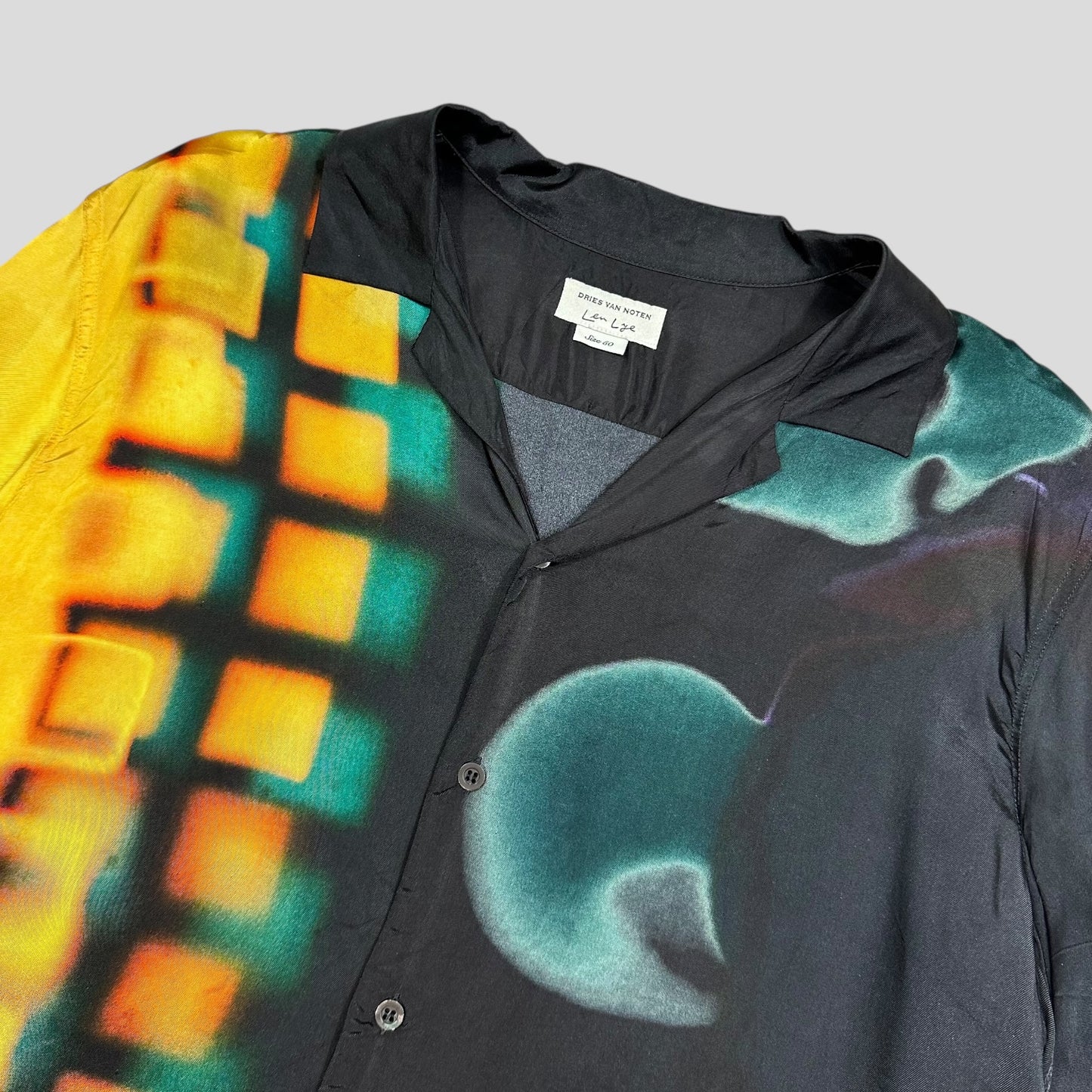 Dries Van Noten x Len Lye SS21  Rayon Carlton Shirt -