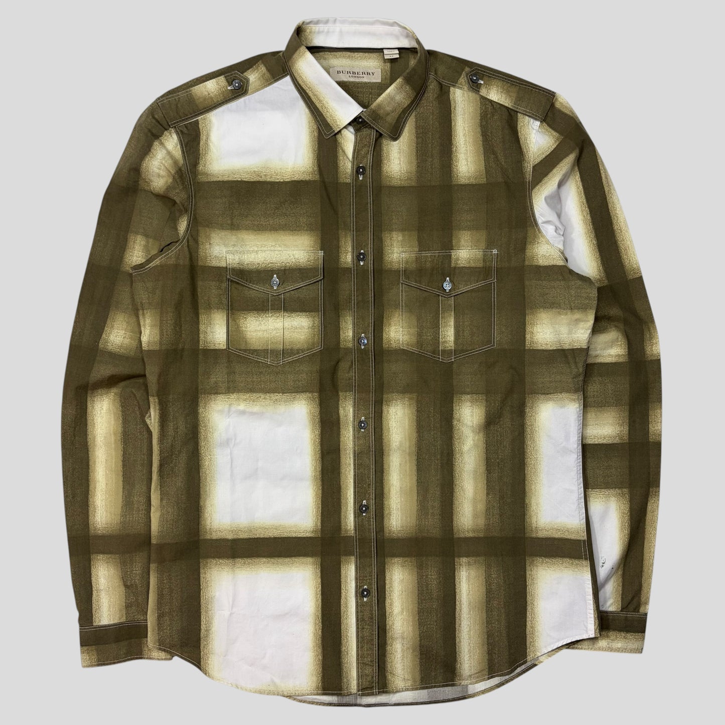 Burberry Sublimation Acid Print Nova Check Shirt - M