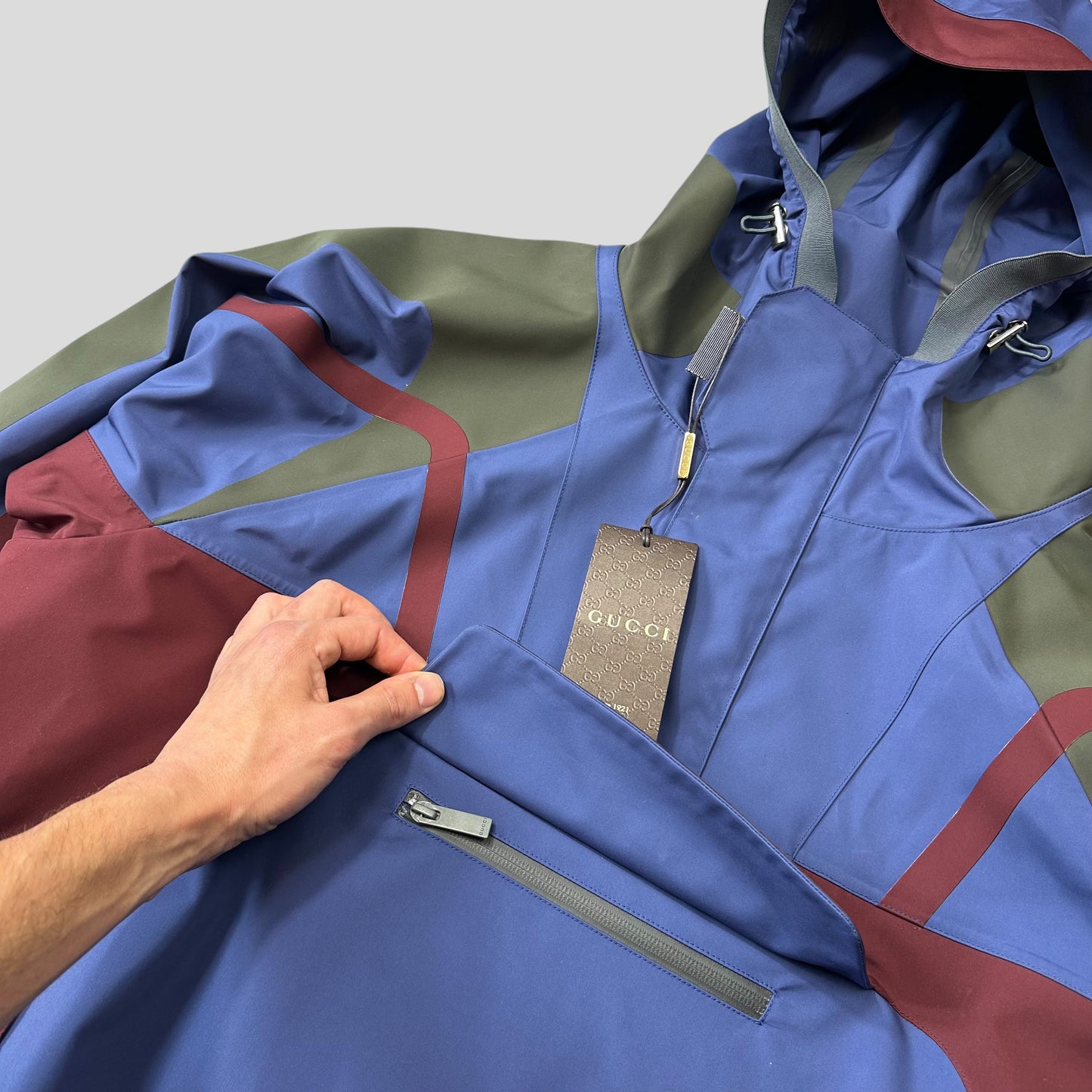 Gucci 2014 Runway Ultra Technical Taped Seam Pullover Jacket - L/XL