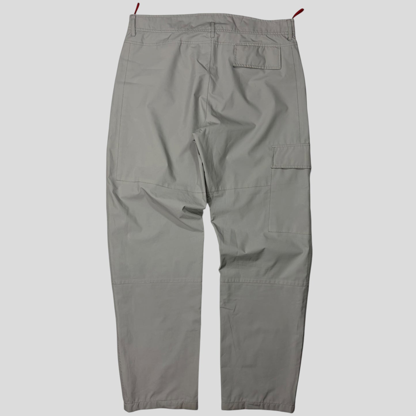 Prada Challenge 2003 Goretex Red Logo Cargo Trousers - IT52