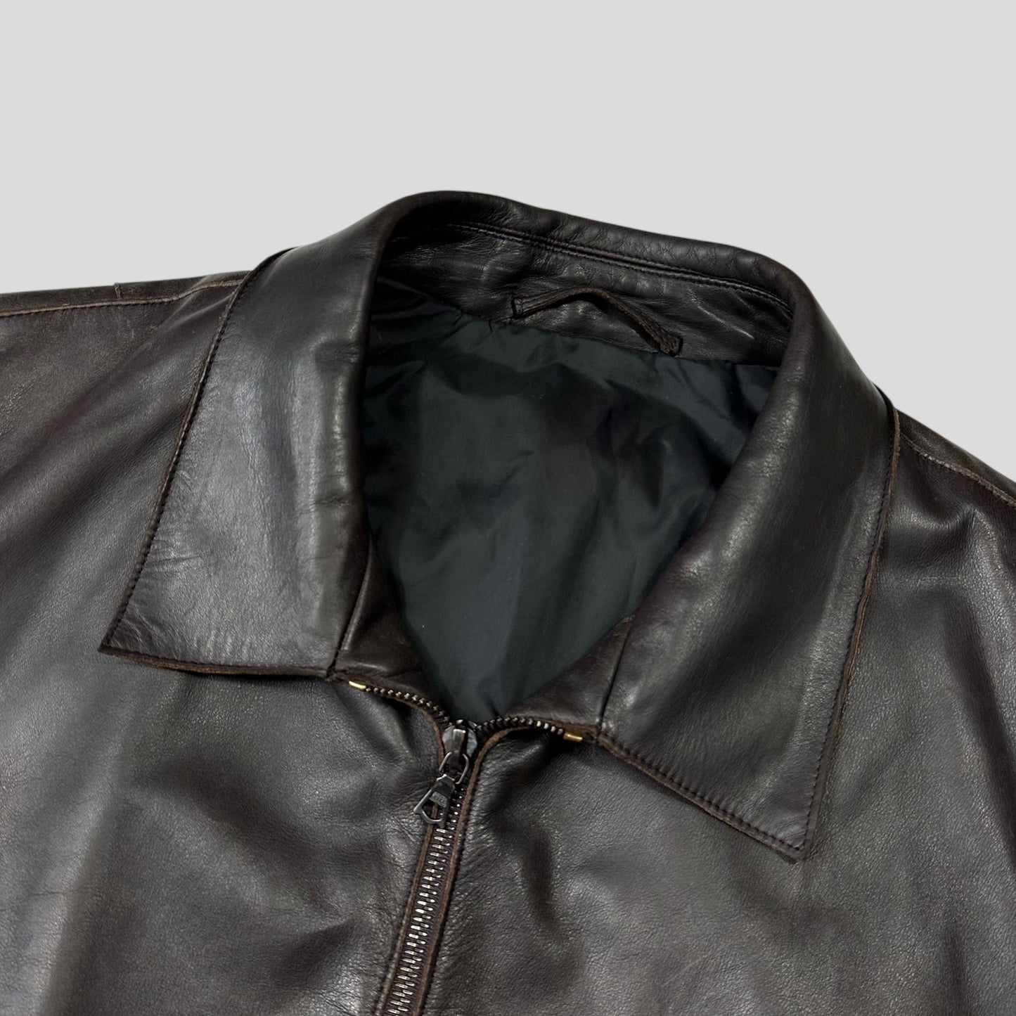 Neil Barrett AW00 Leather Moto Backpack Jacket - M/L