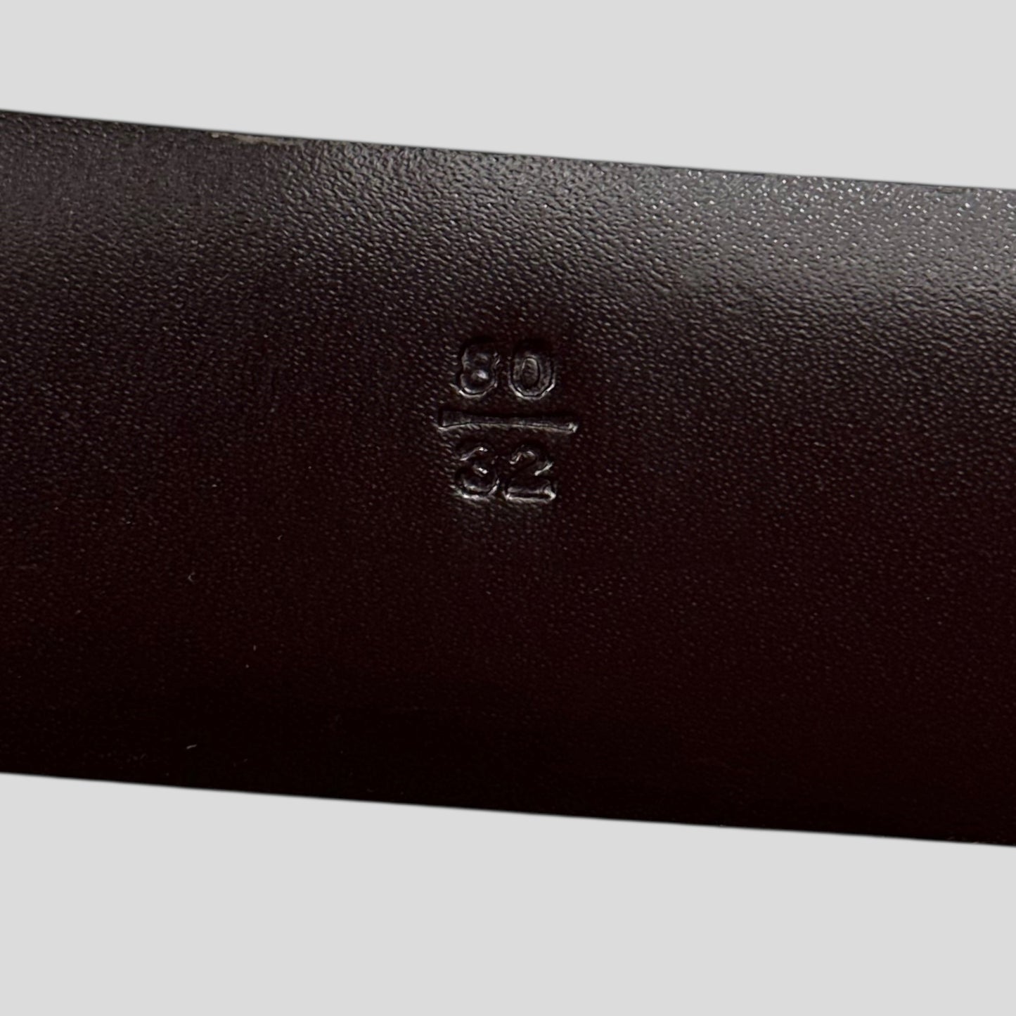 Prada 2000’s Ponyhair Fur Leather Belt