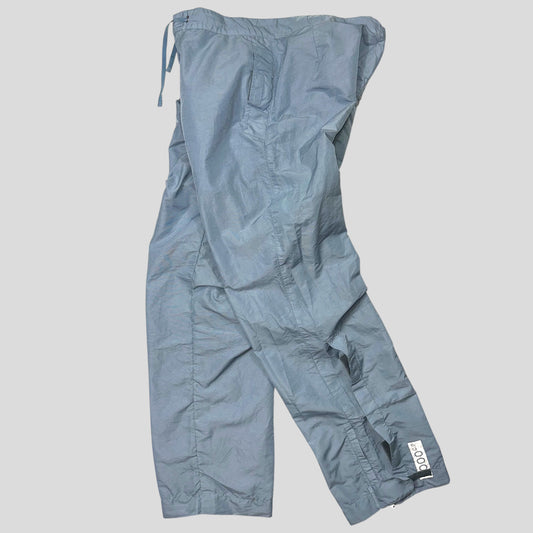 CP Company 2000 Baby Blue Millenium Nylon Stash Pocket Trousers - 34