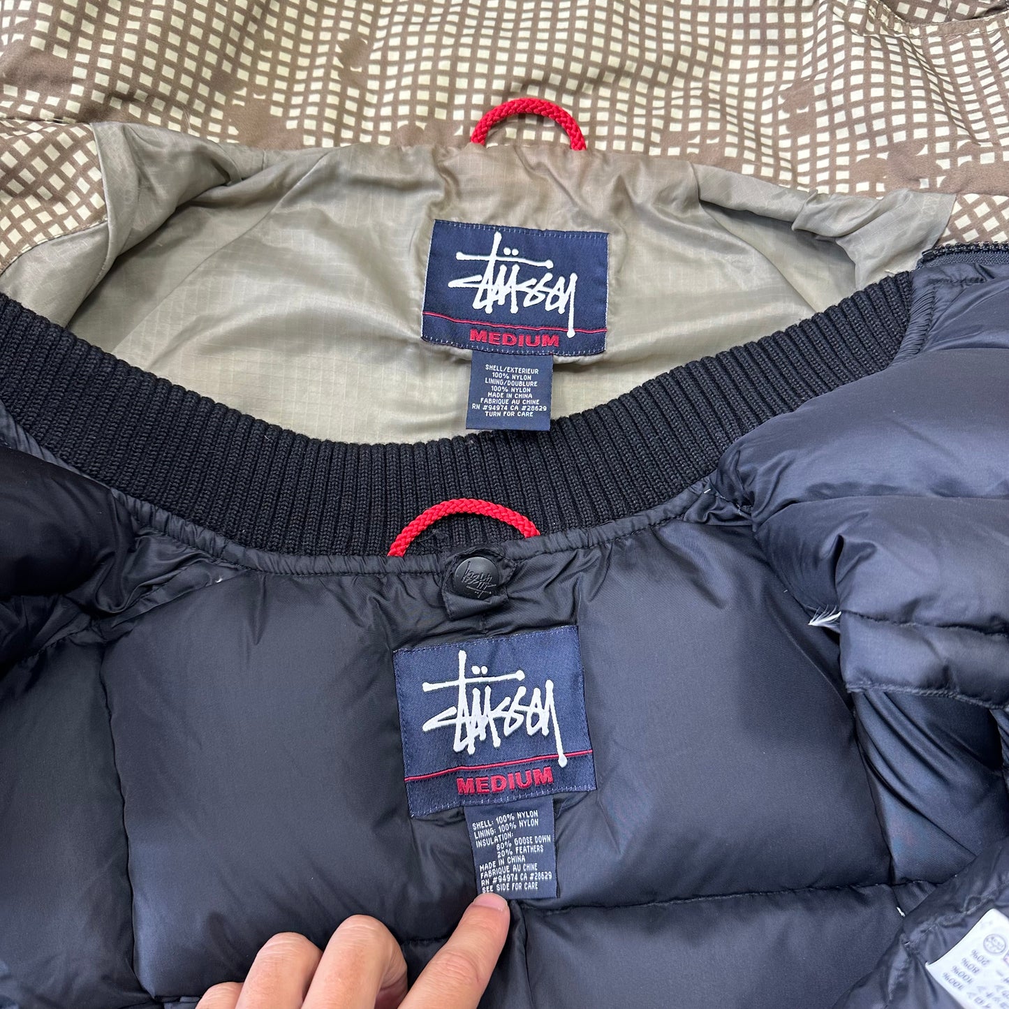 Stussy 1998 Special Ops Digi Camo 3 in 1 Jacket + Down Gilet - M (L)