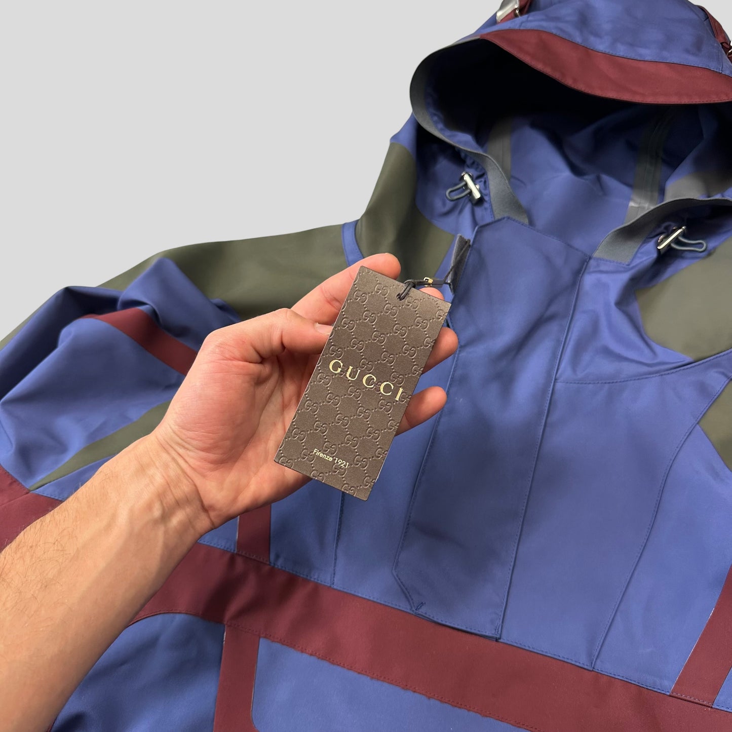 Gucci 2014 Runway Ultra Technical Taped Seam Pullover Jacket - L/XL